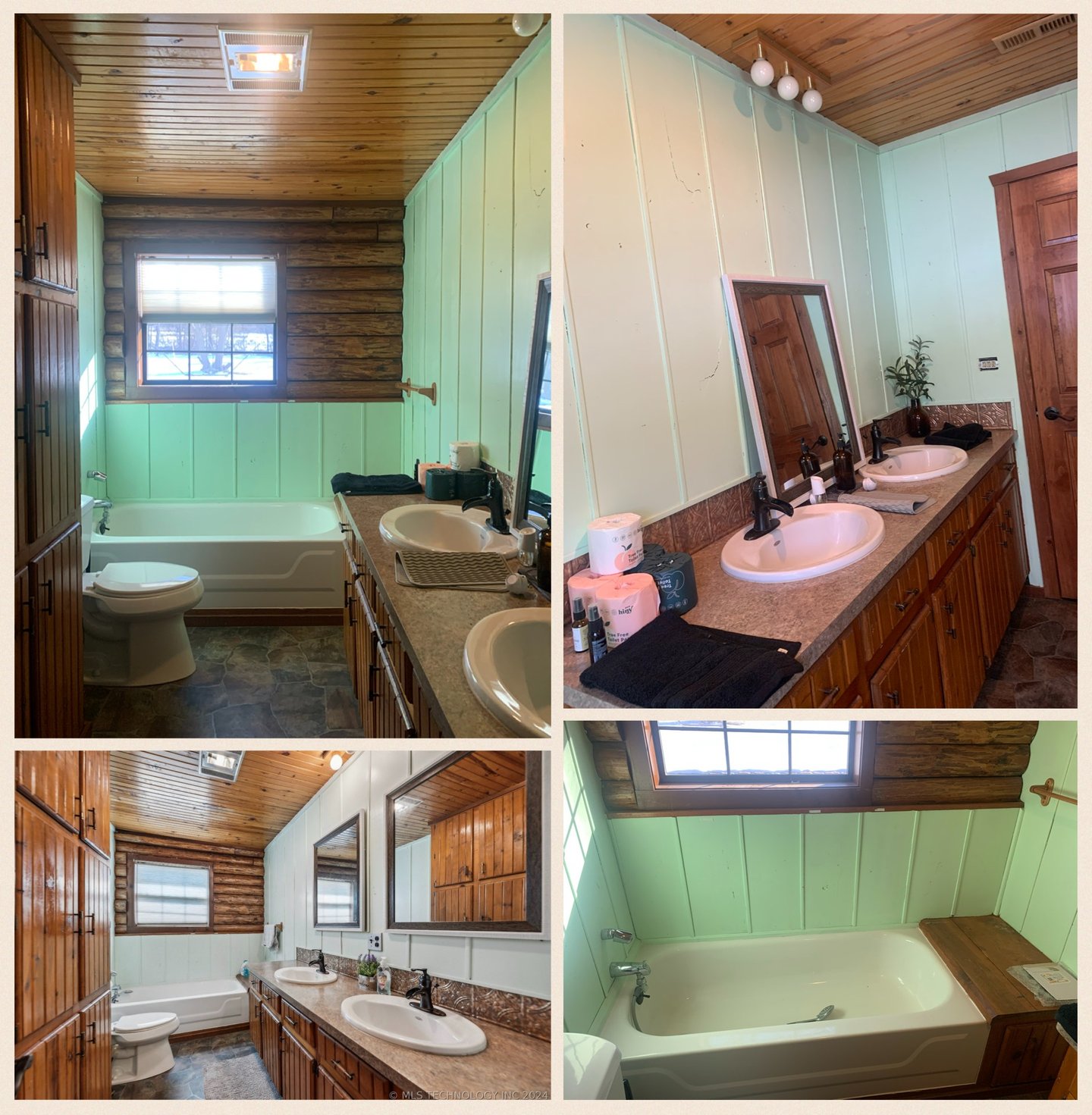 Photo of a main bathroom we redesigned 