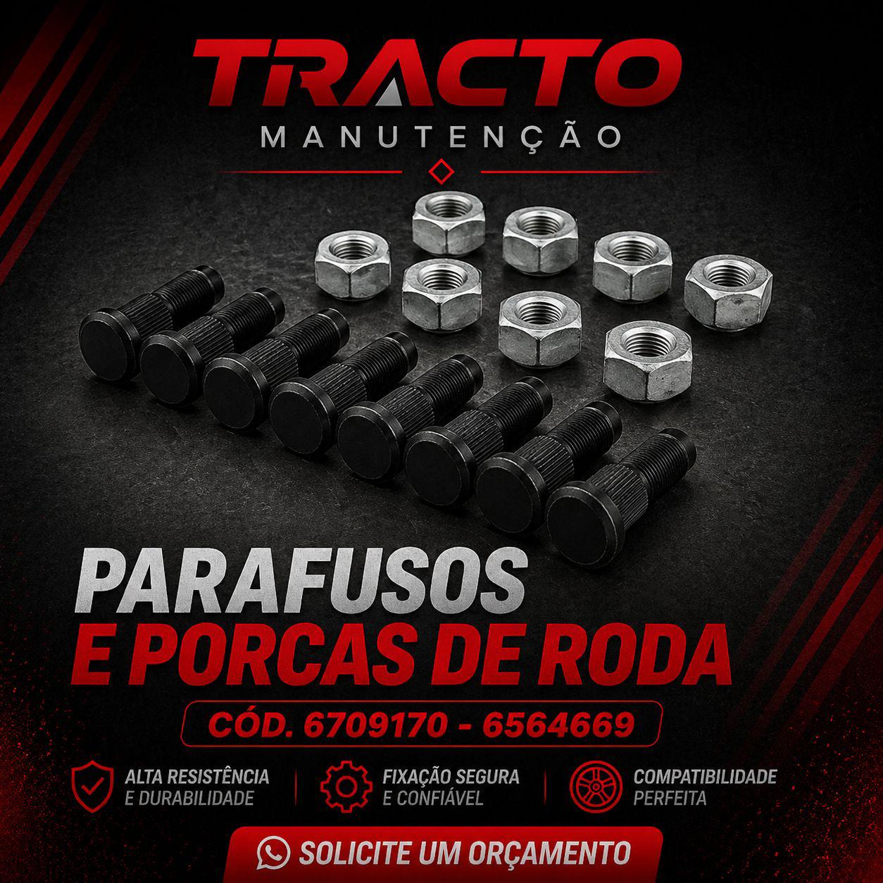 6709170-6564669 - Parafusos e Porcas de Roda Bobcat