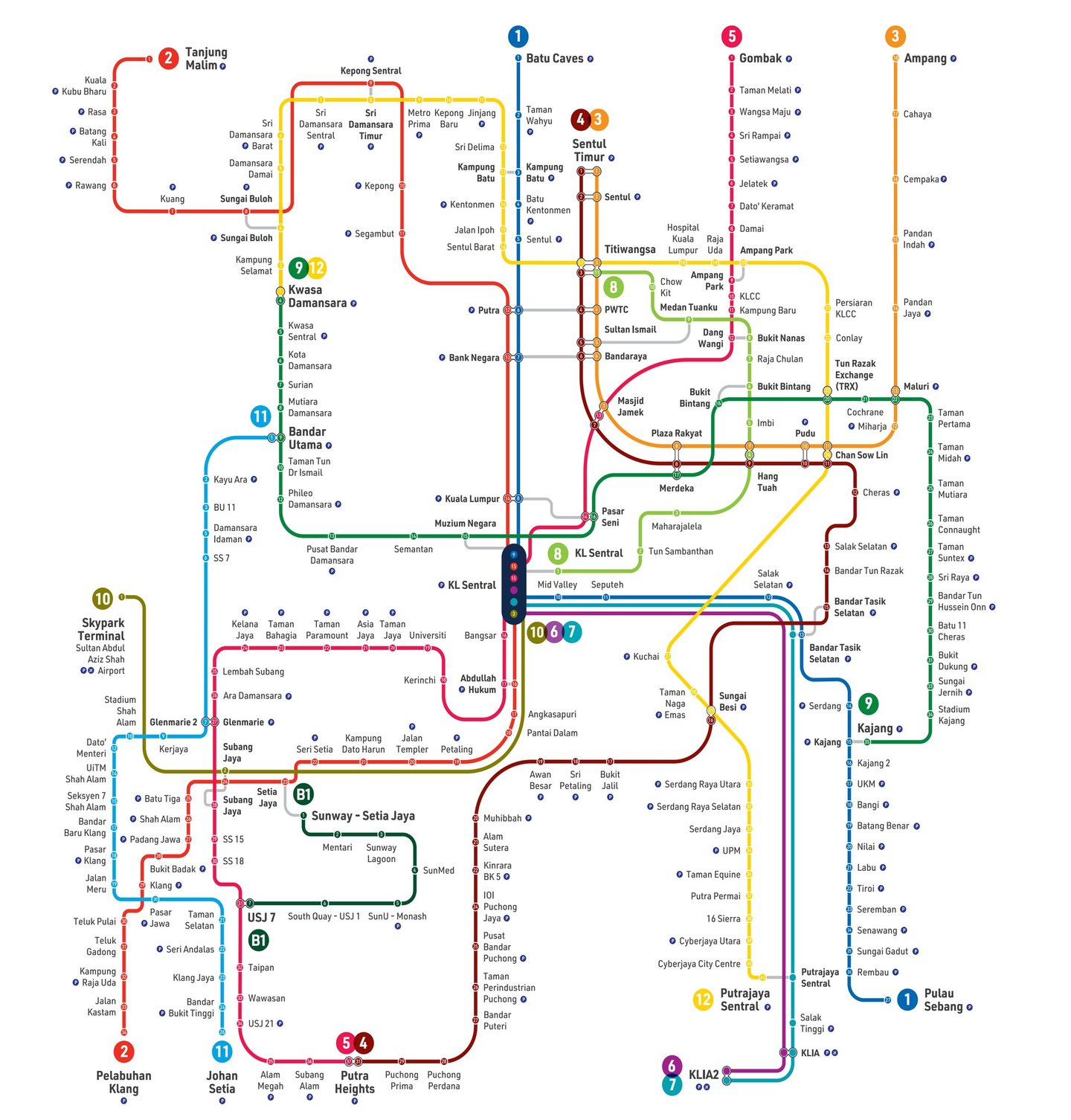 KV INTEGRATED TRANSIT MAP
