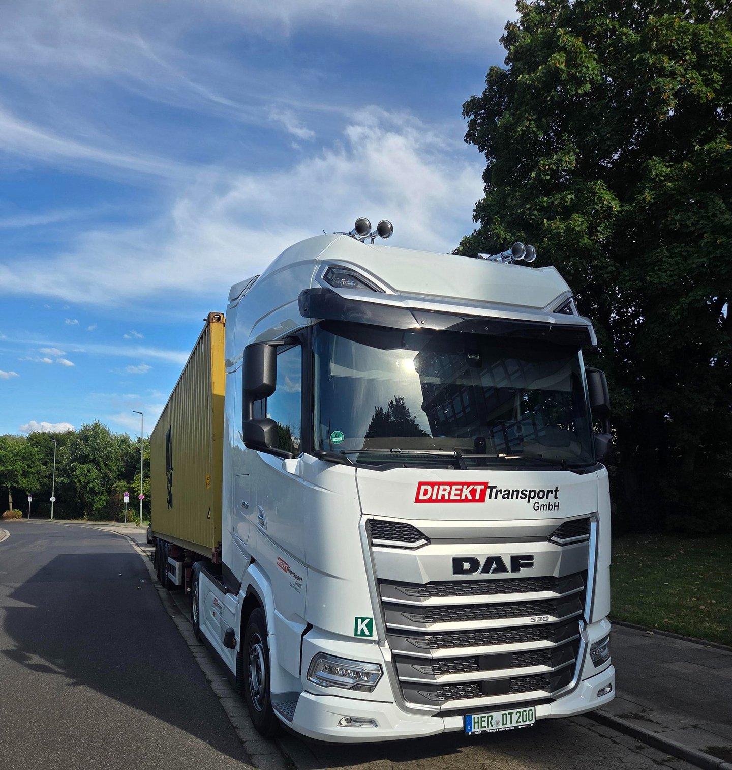 Containertransport, Direkt Transport GmbH, Hafenanlagen, NRW