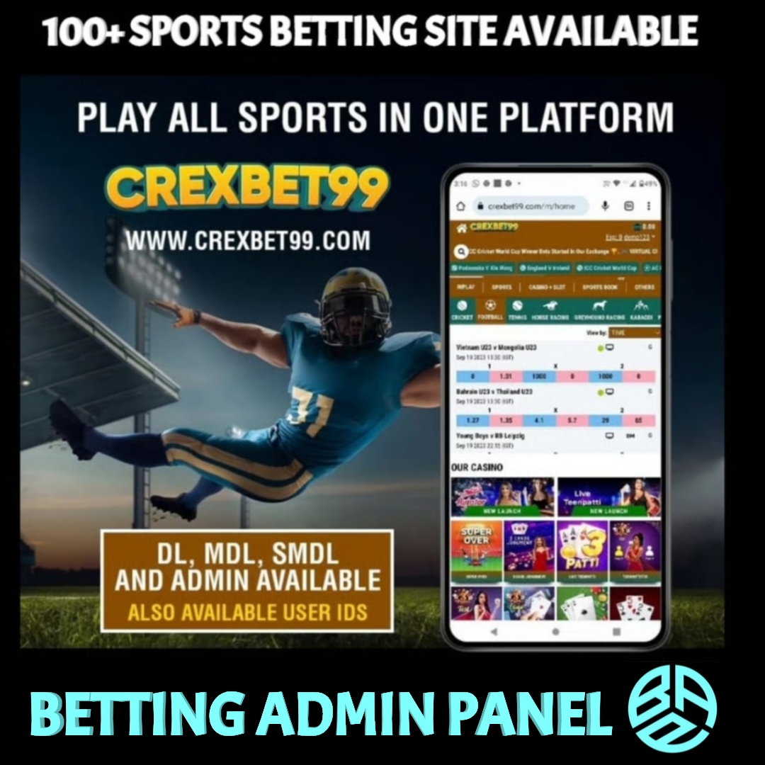 Crexbet99 Betting ID: भारत का सबसे भरोसेमंद Master और Admin ID पैनल प्रोवाइडर