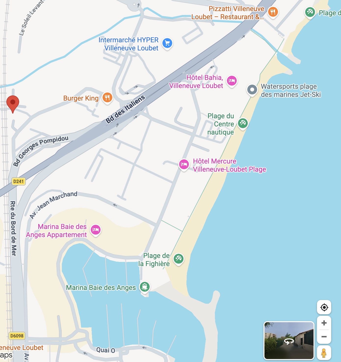 Carte proche du logement 