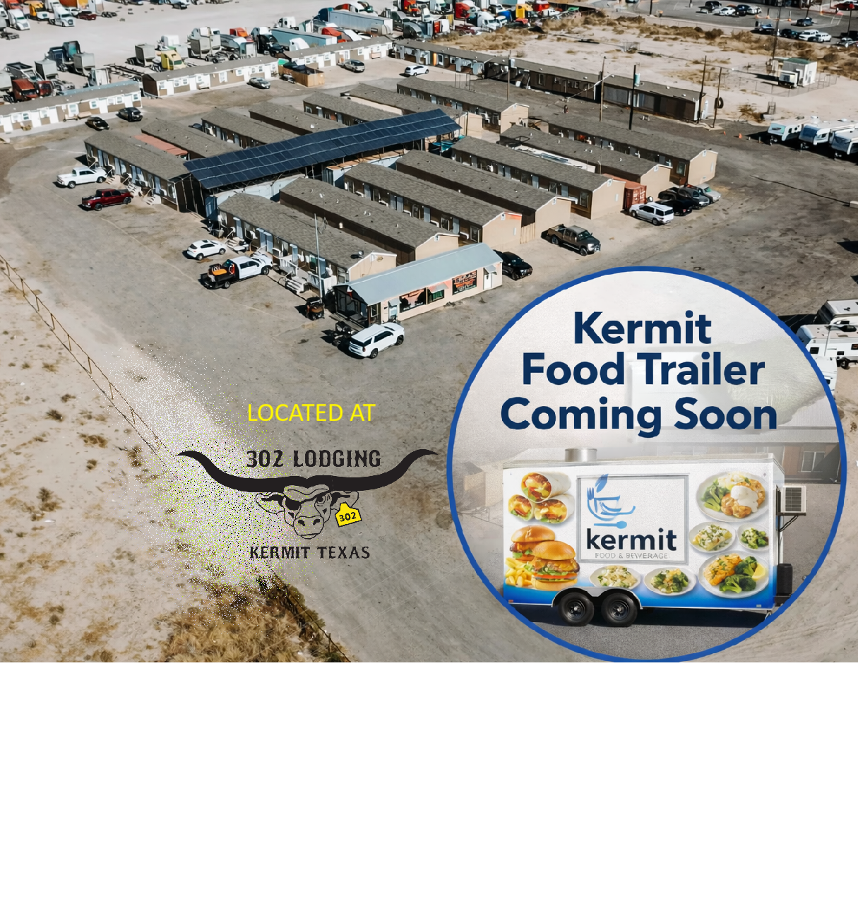 302 Lodging, Kermit Food Trailer, Kermit Food Truck, Food Establishment Kermit