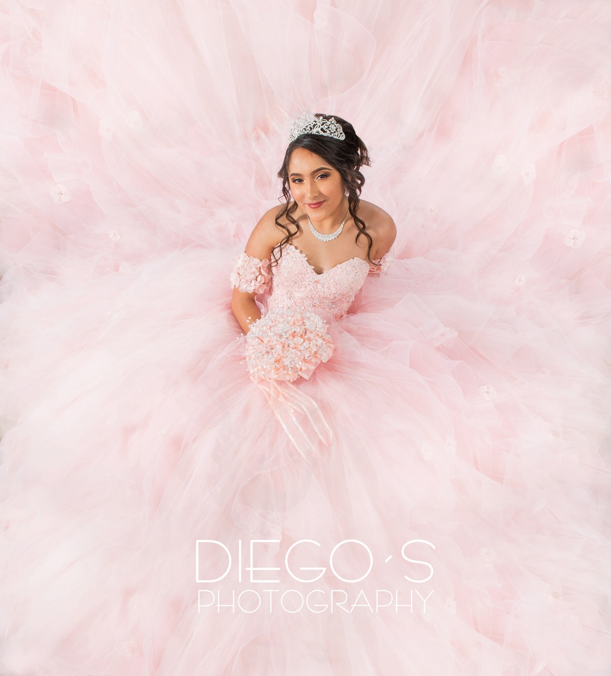 Atlanta quinceaneras mis quince, princesa. quinceanera con vestido rosa