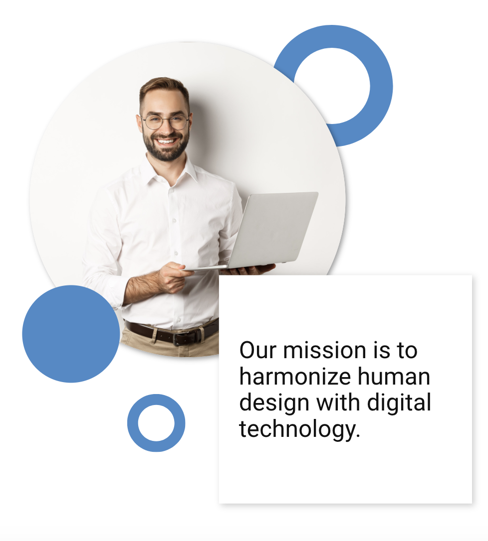 a man with a laptop computer and a laptop computer