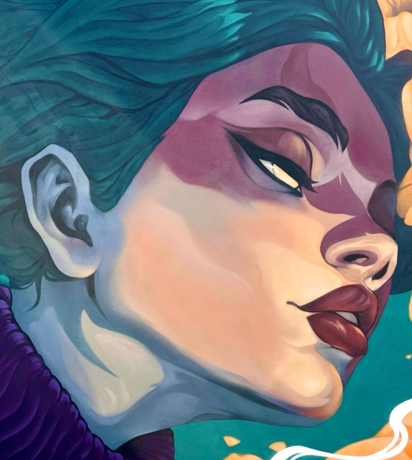 Emerge - Mural en Fort Lauderdale, festival de street art, arte urbano por Ona Salvador