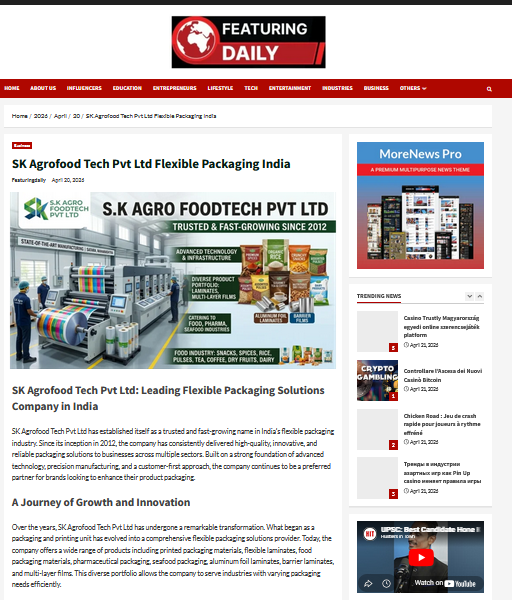  Sk Agrofoodtech pvt ltd News