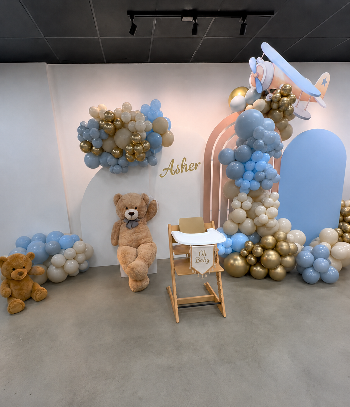 Baby shower decoration at evo space and studio