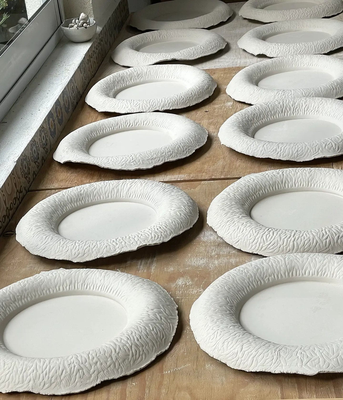 Platos de Claire Lippmann en crudo