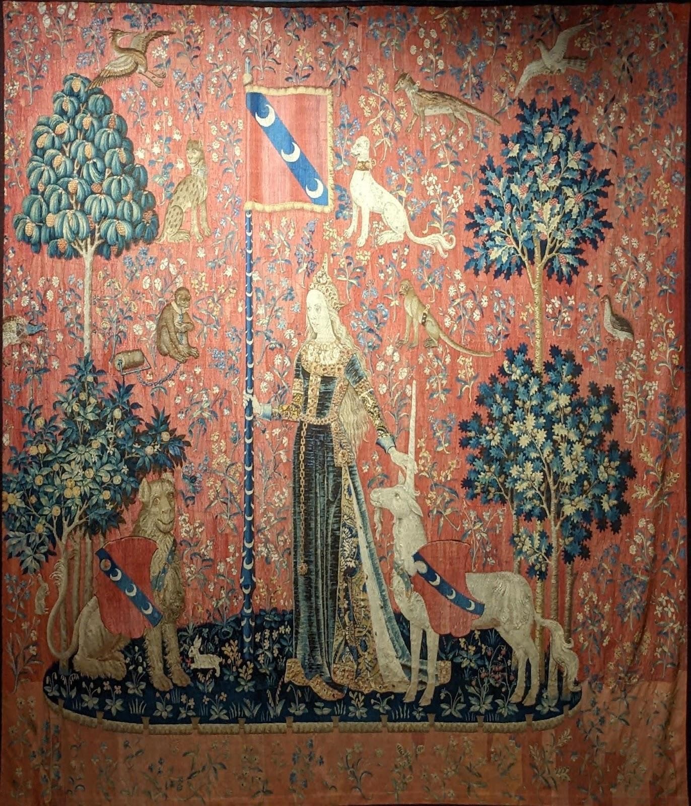 Tapisseries de La Dame à la Licorne : Toucher