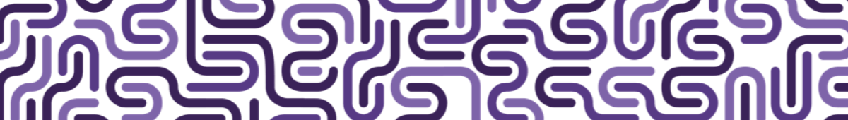 a pattern of an abstract shape in shade of purple