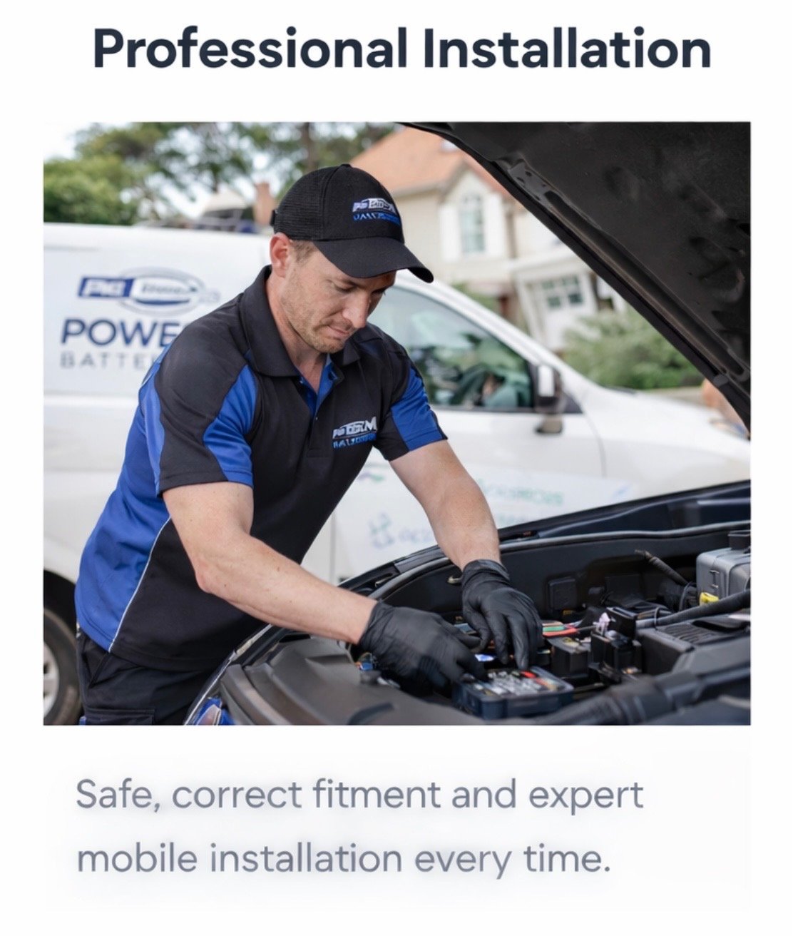 Car battery replacement service in Perth by PowerOn Batteries