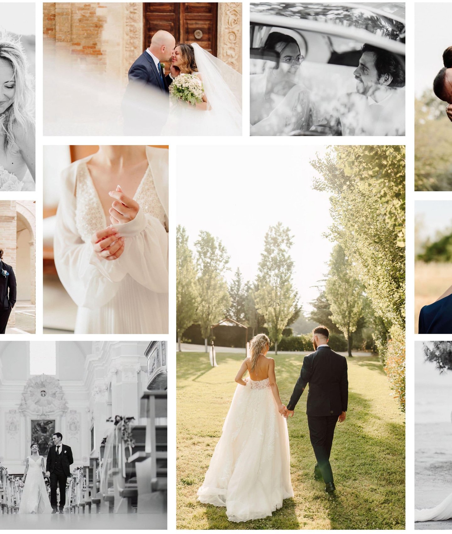 Matrimonio Abruzzo Pescara Collage di foto sposi