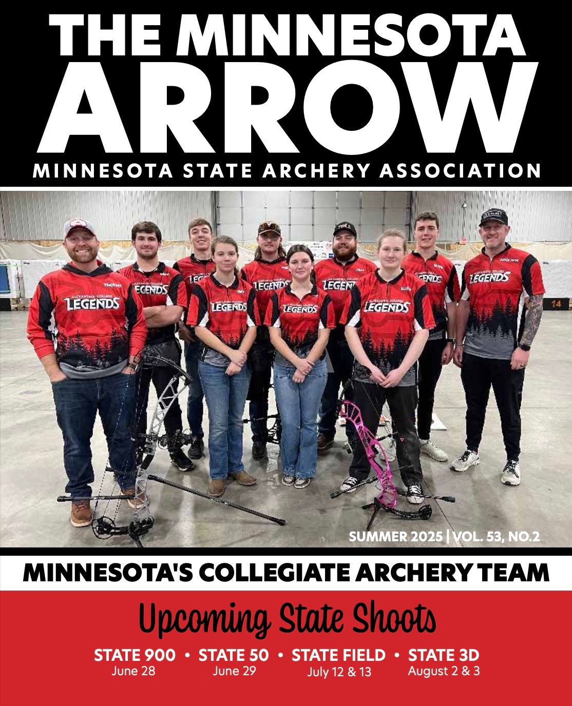 An image of the May edition of the Minnesota Arrow Magazine
