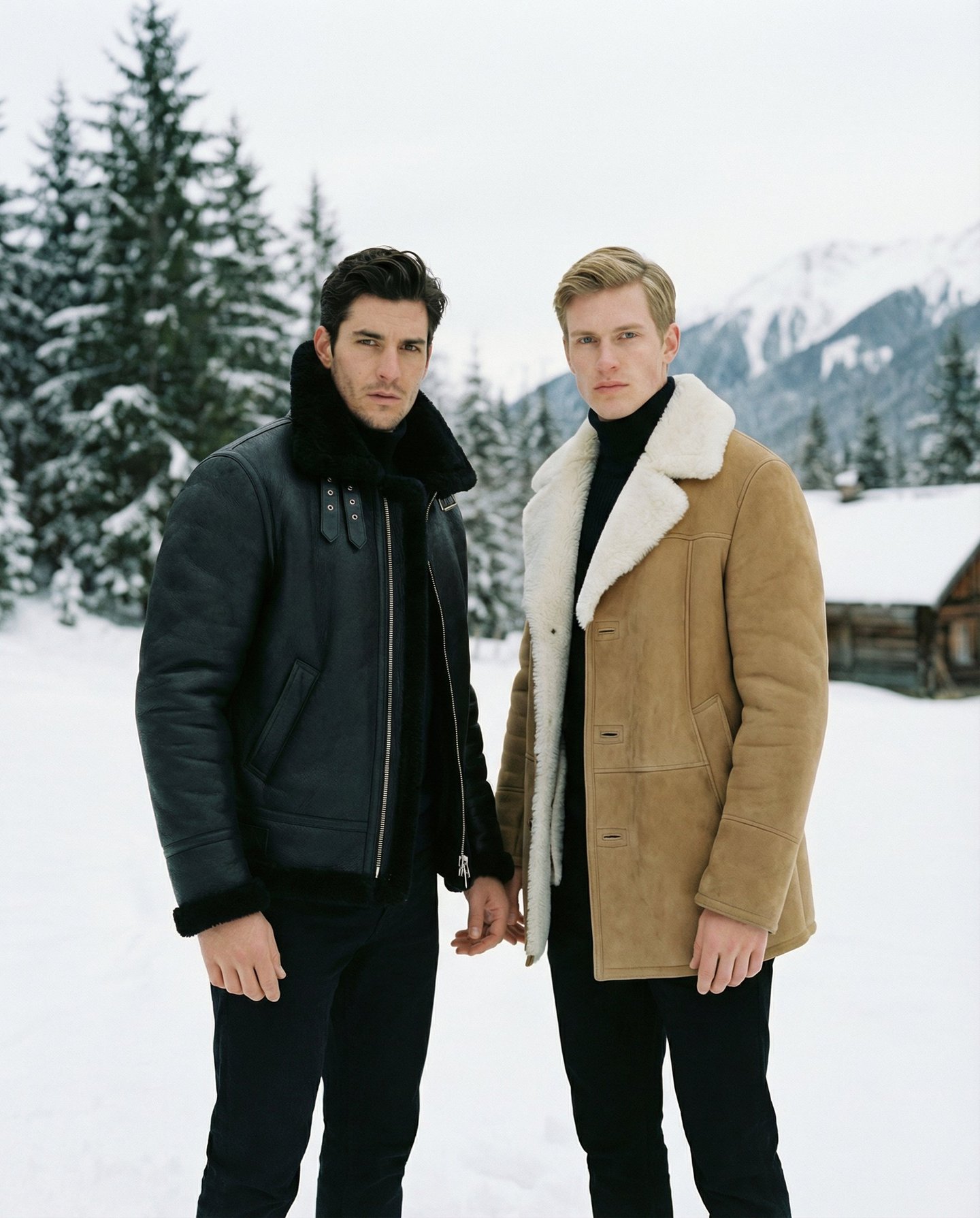 Collezione Uomo inverno: giubbini in pelle e montone