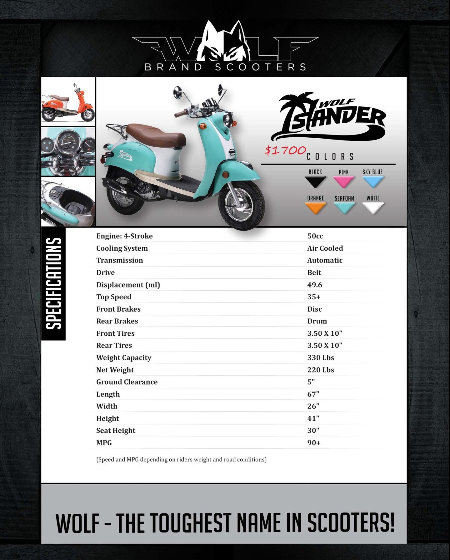 cute moped scooter