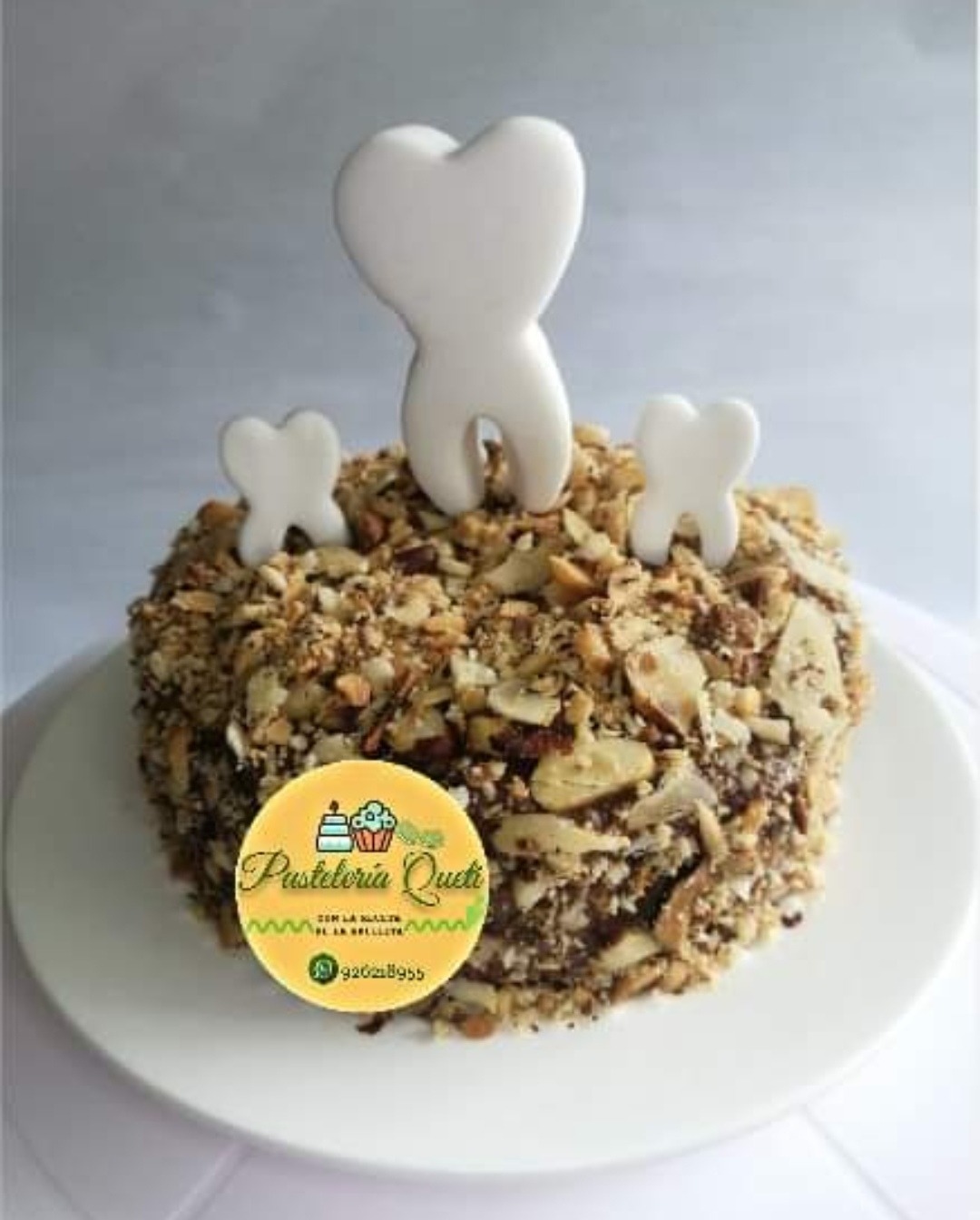 torta chocolate castaña tostada pasteleria Queti