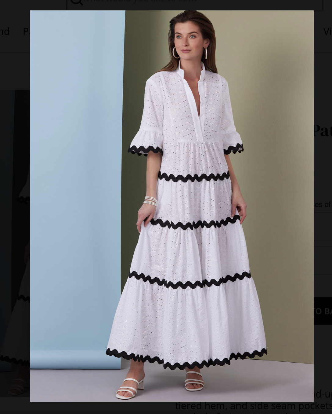 B6993 dress pattern tiracooks