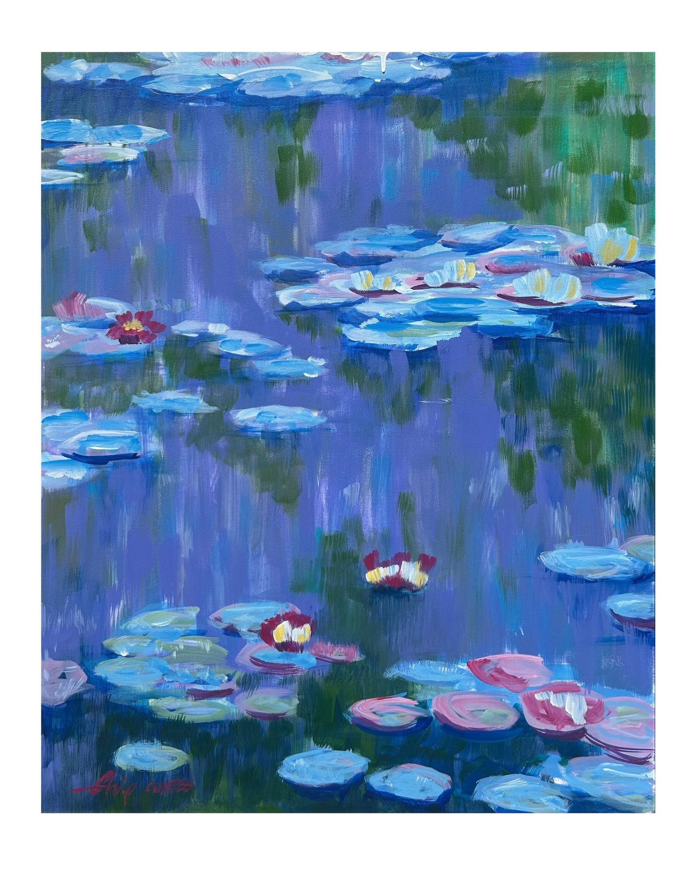 Monet water lilies
