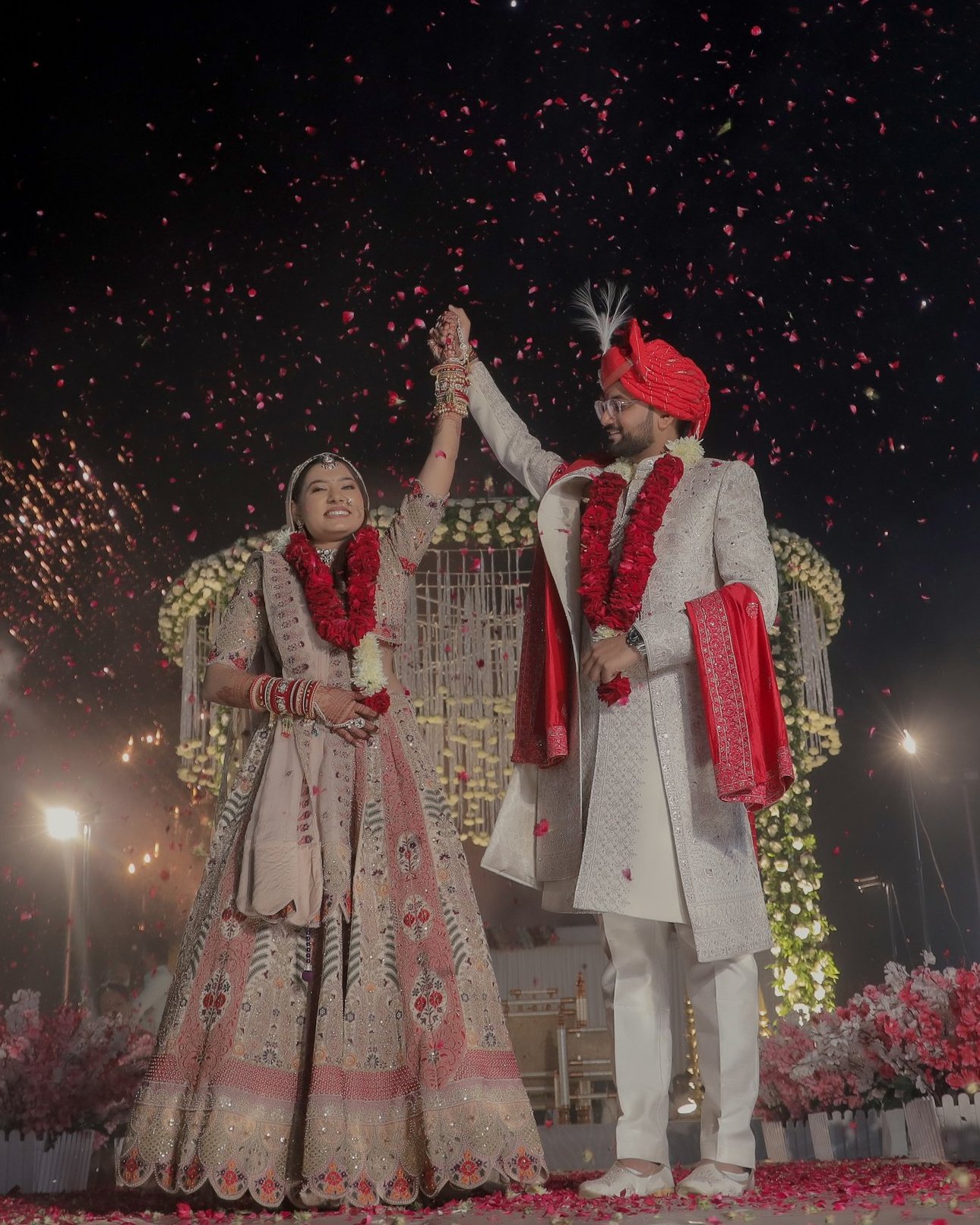 Wedding bridal makeup in Vadodara by R&D Bridal Makeup for traditional Indian bride