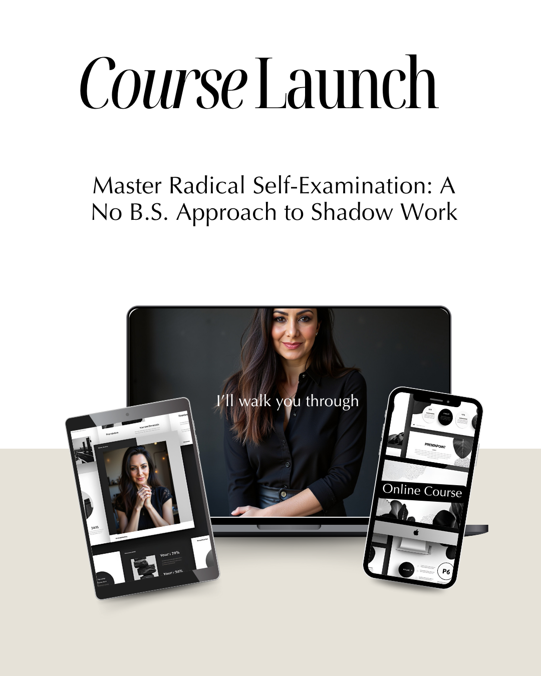 Shadow work online course by LVF called Master Radical Self-Examination: A No B.S. Approach