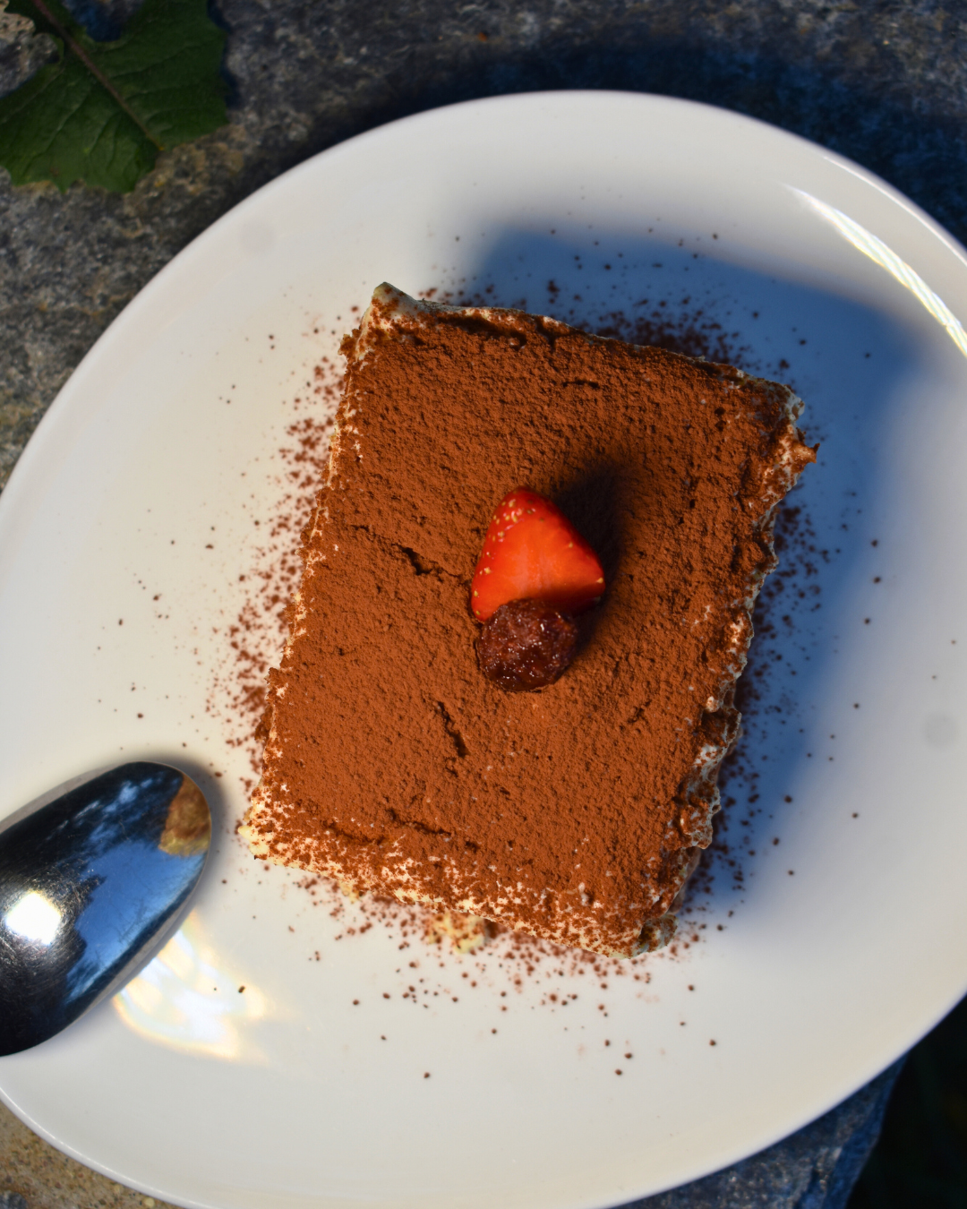 tiramisu maison , dessert maison produits du jardin restaurant atypique restaurant haute corse venzo