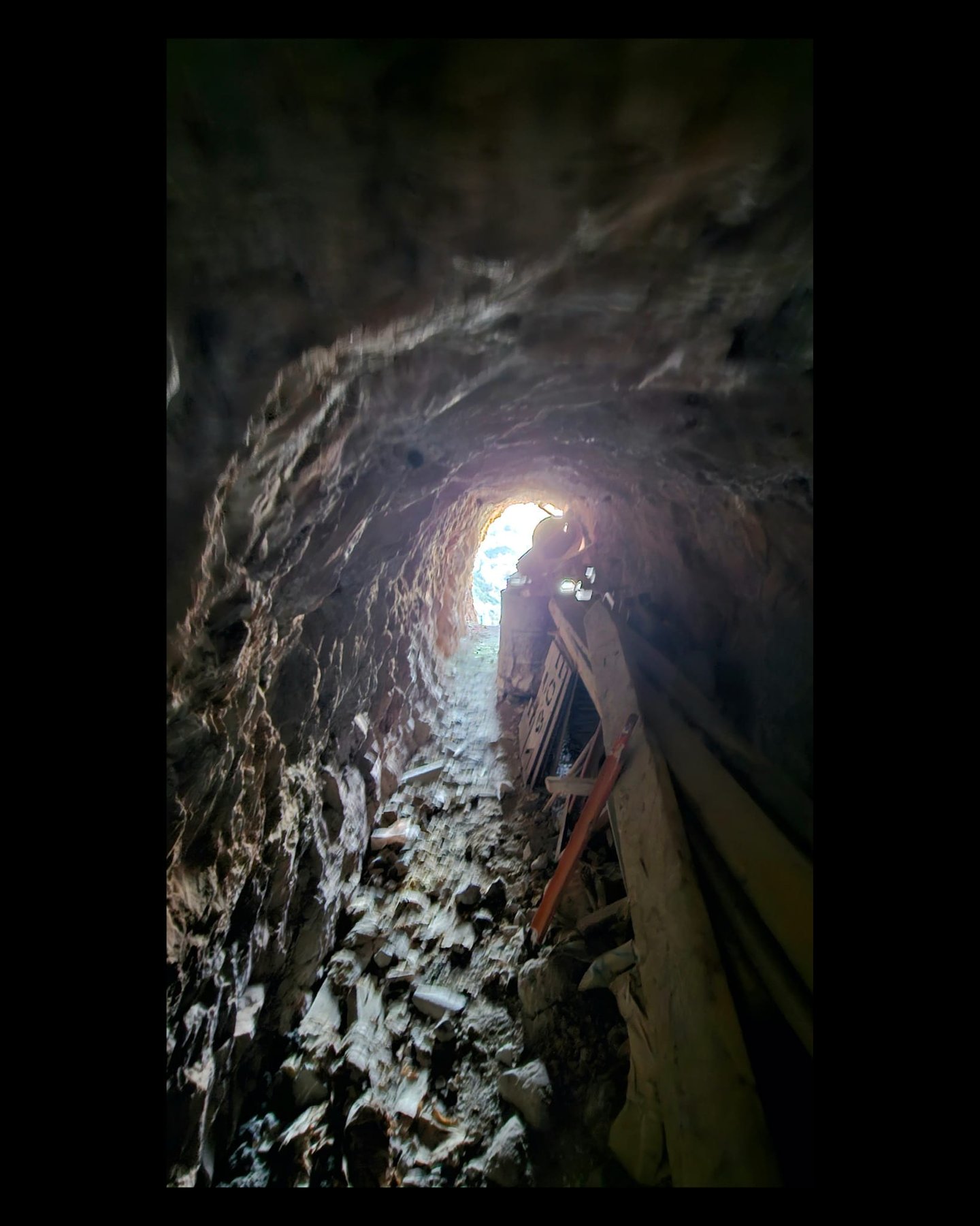 Tunnel at the Top of the Jacob's Ladder, Central Hidroelectrica Escales photographed NIKORU