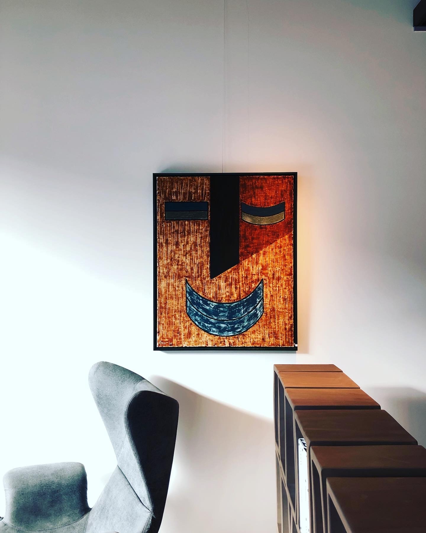  80cm x 100cm painting on cotton with plant based and mineral dyes