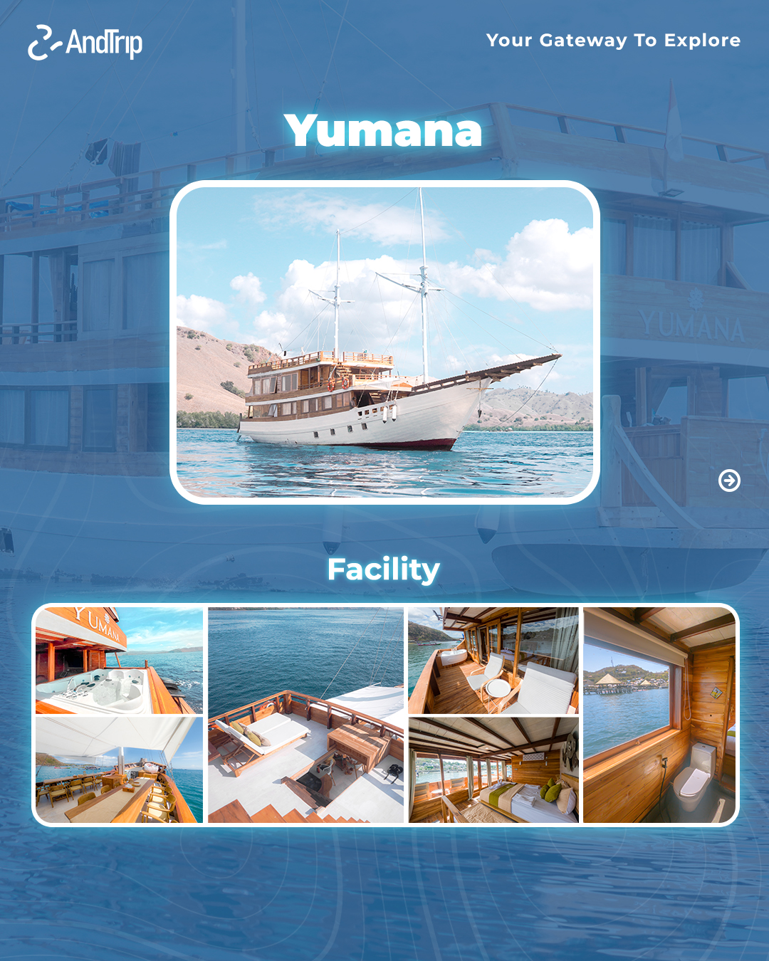 phinisi yumana trip sailing komdo