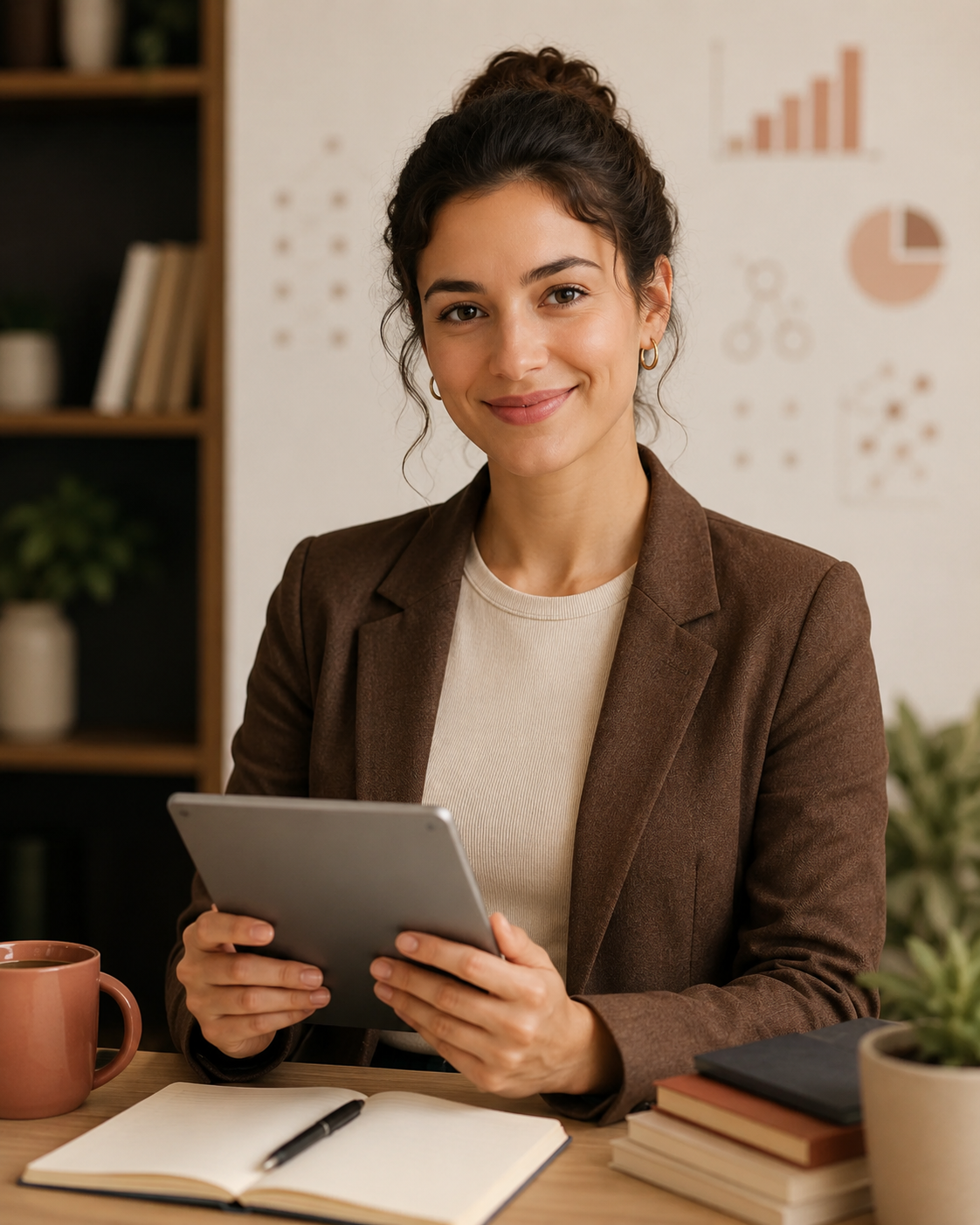 Candidate preparing for EPSO-style practice tests using the Examum app