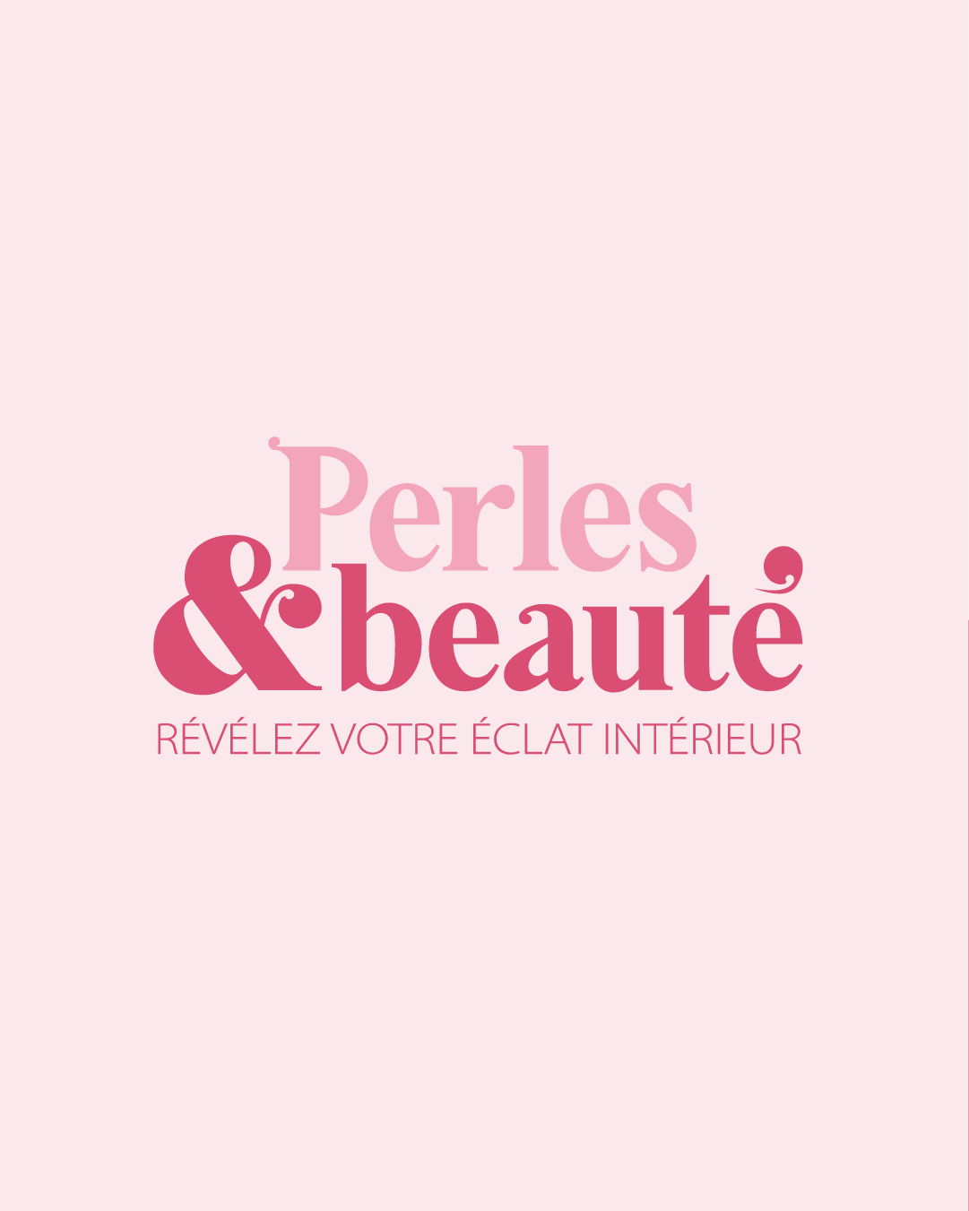 Logo - identité visuelle - Perle et Beauté - Institut  - Amy Atelier Graphique