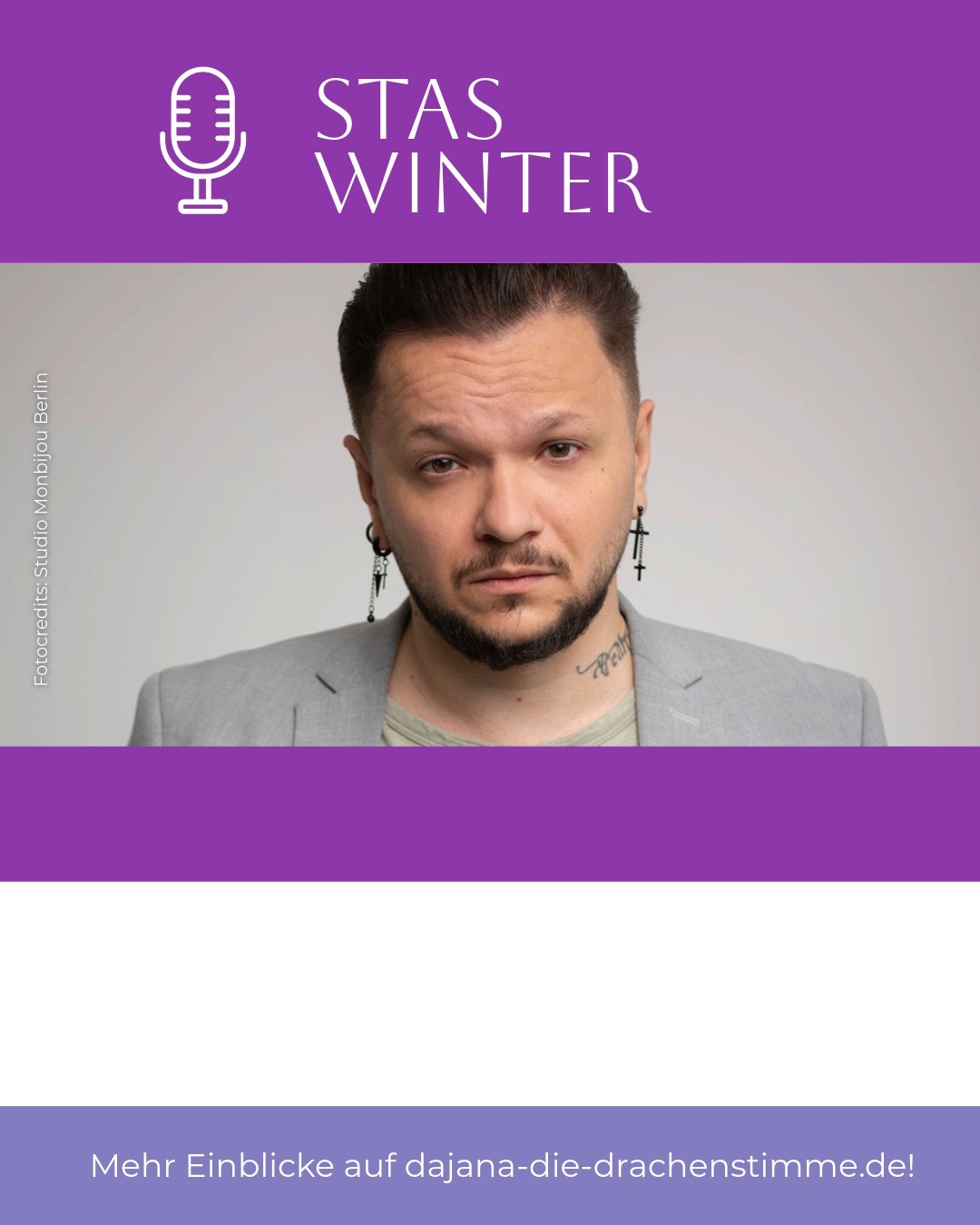 Der Hörspiel-Cast von Autor Luca Snow - "Existence": Sprecher Stas Winter