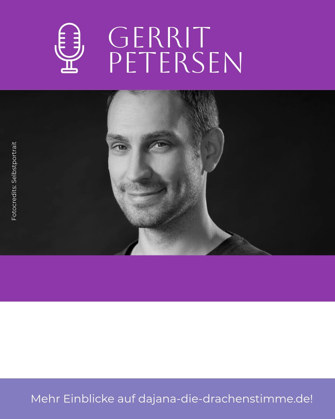Der Hörspiel-Cast von Autor Luca Snow - "Existence": Sprecher Gerrit Petersen