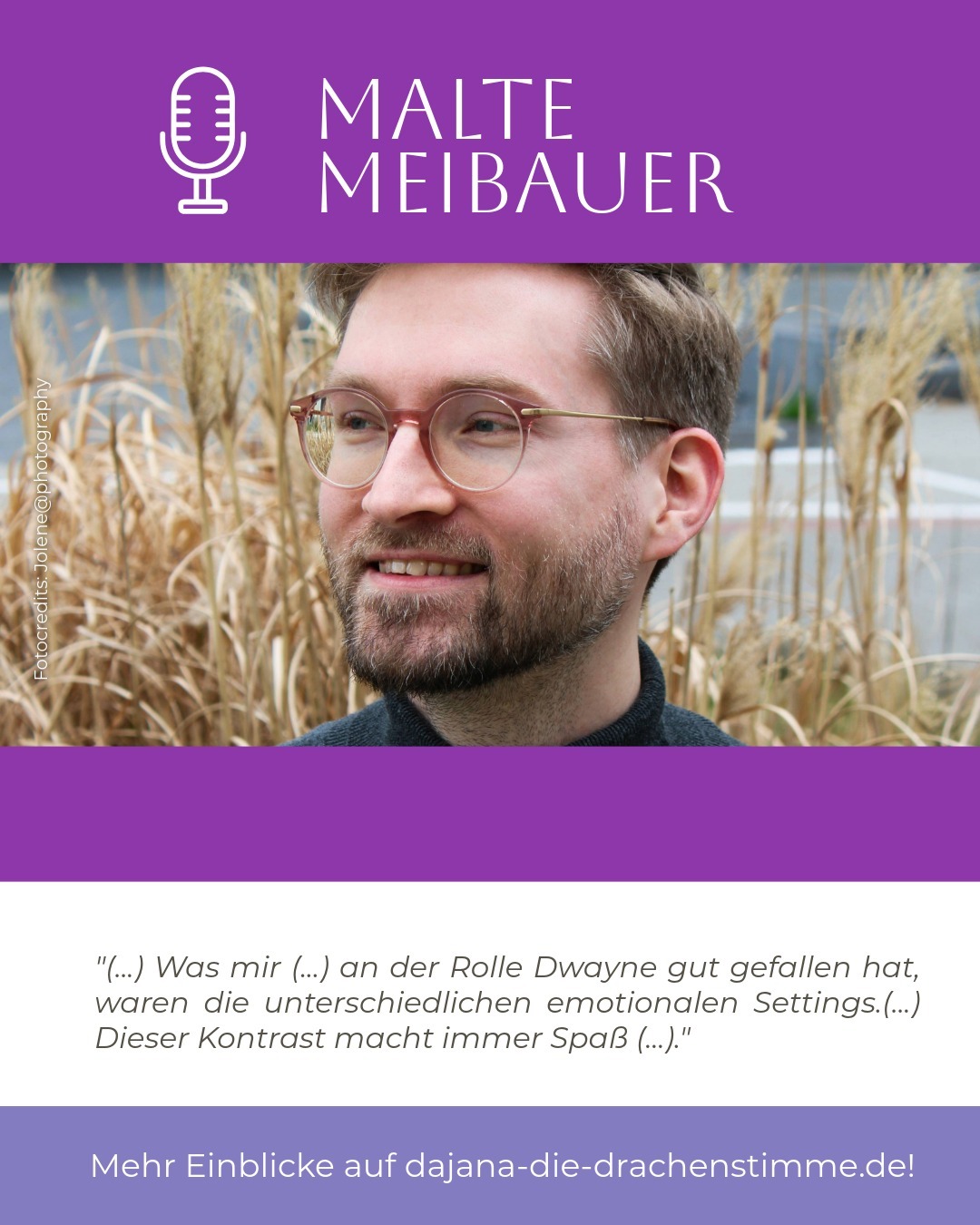 Der Hörspiel-Cast von Autor Luca Snow - "Existence": Sprecher Malte Meibauer