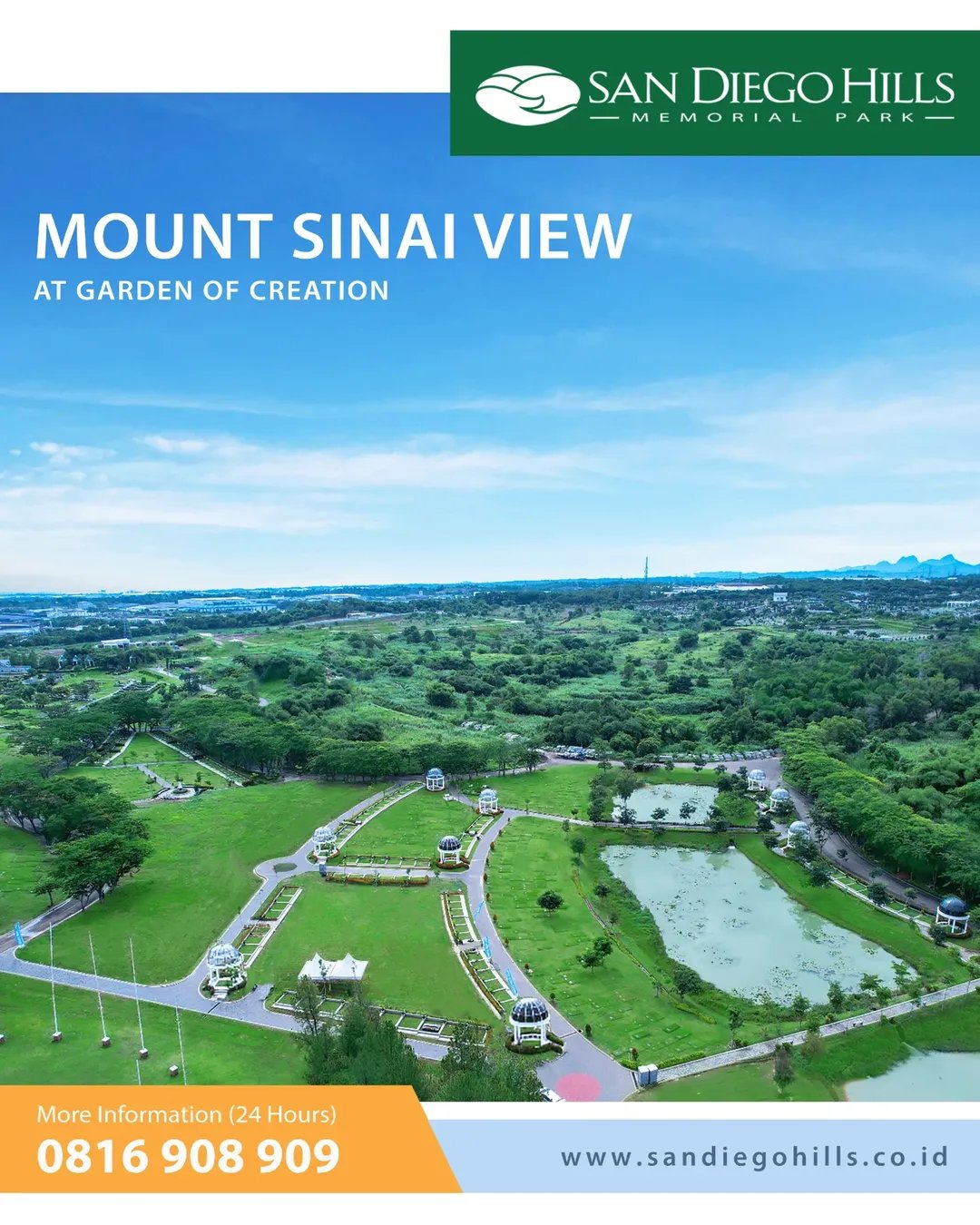 Mt. Sinai Mansion view danau utama dekat jalan utama