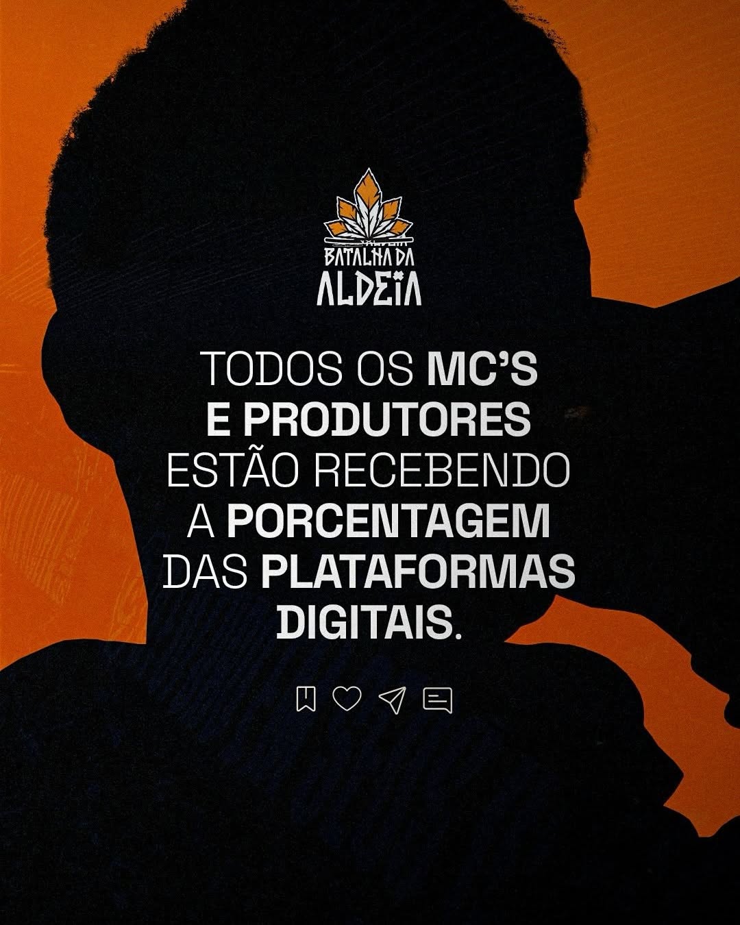 MCs da Batalha da Aldeia em edição disponibilizada no Spotify