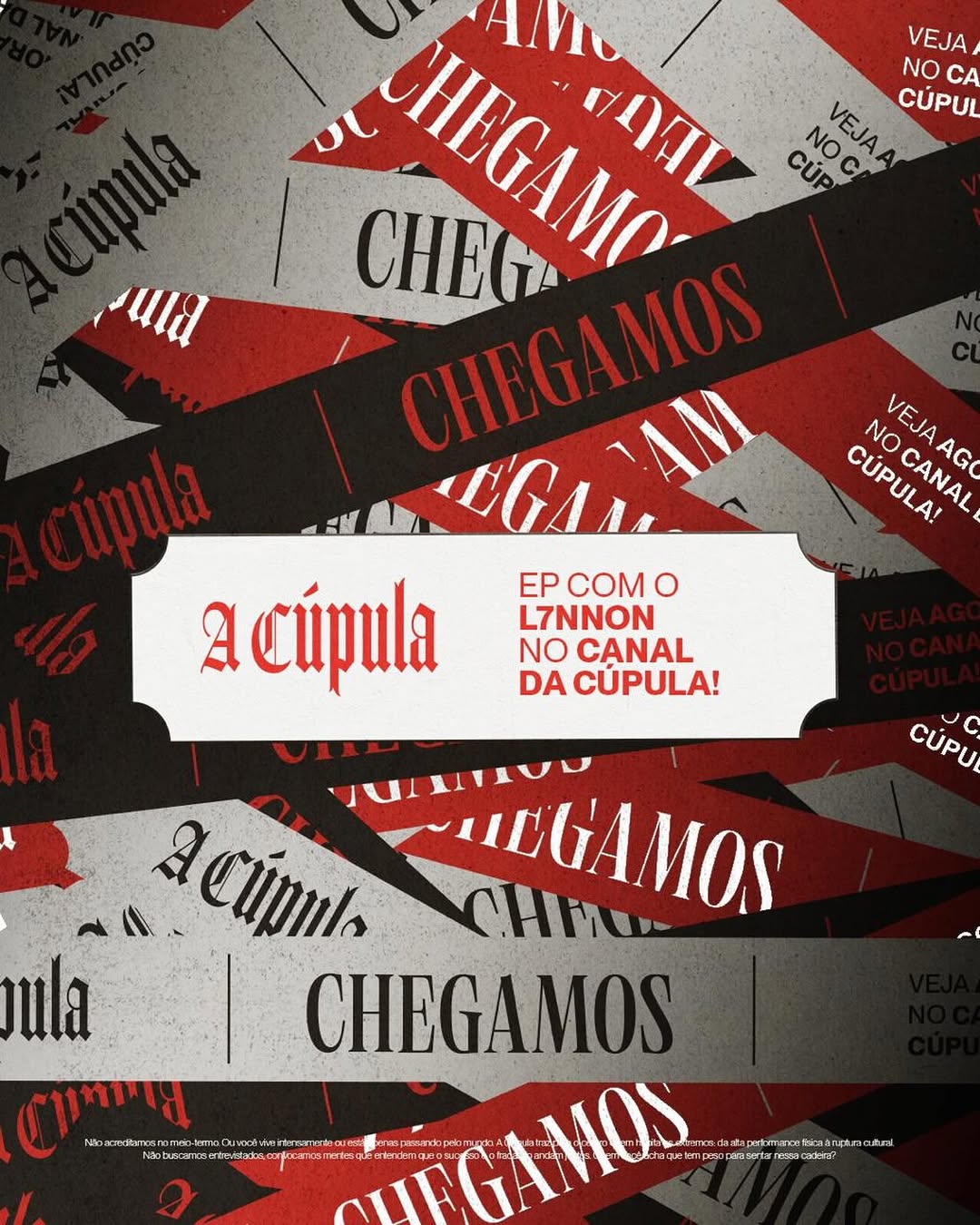 Felipe Titto entrevista L7NNON no primeiro episódio de A Cúpula