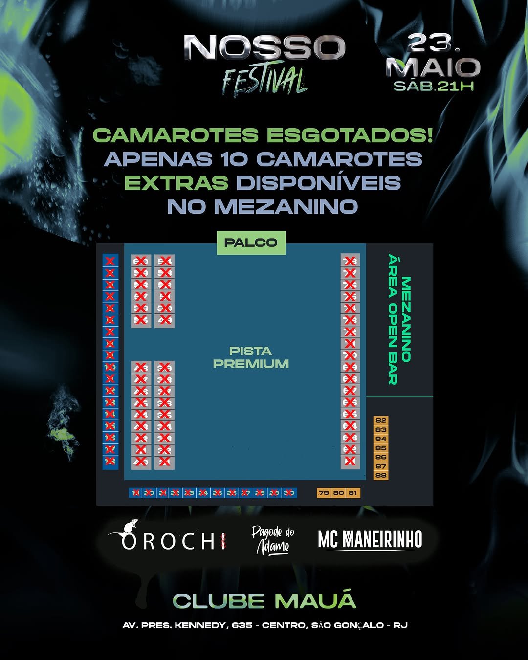 Orochi prepara noite histórica no Nosso Festival em São Gonçalo