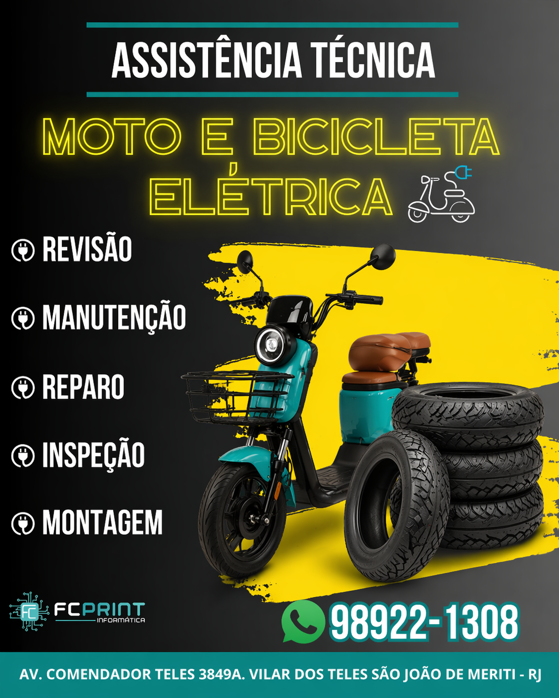 pneu moto elétrica vilar dos teles