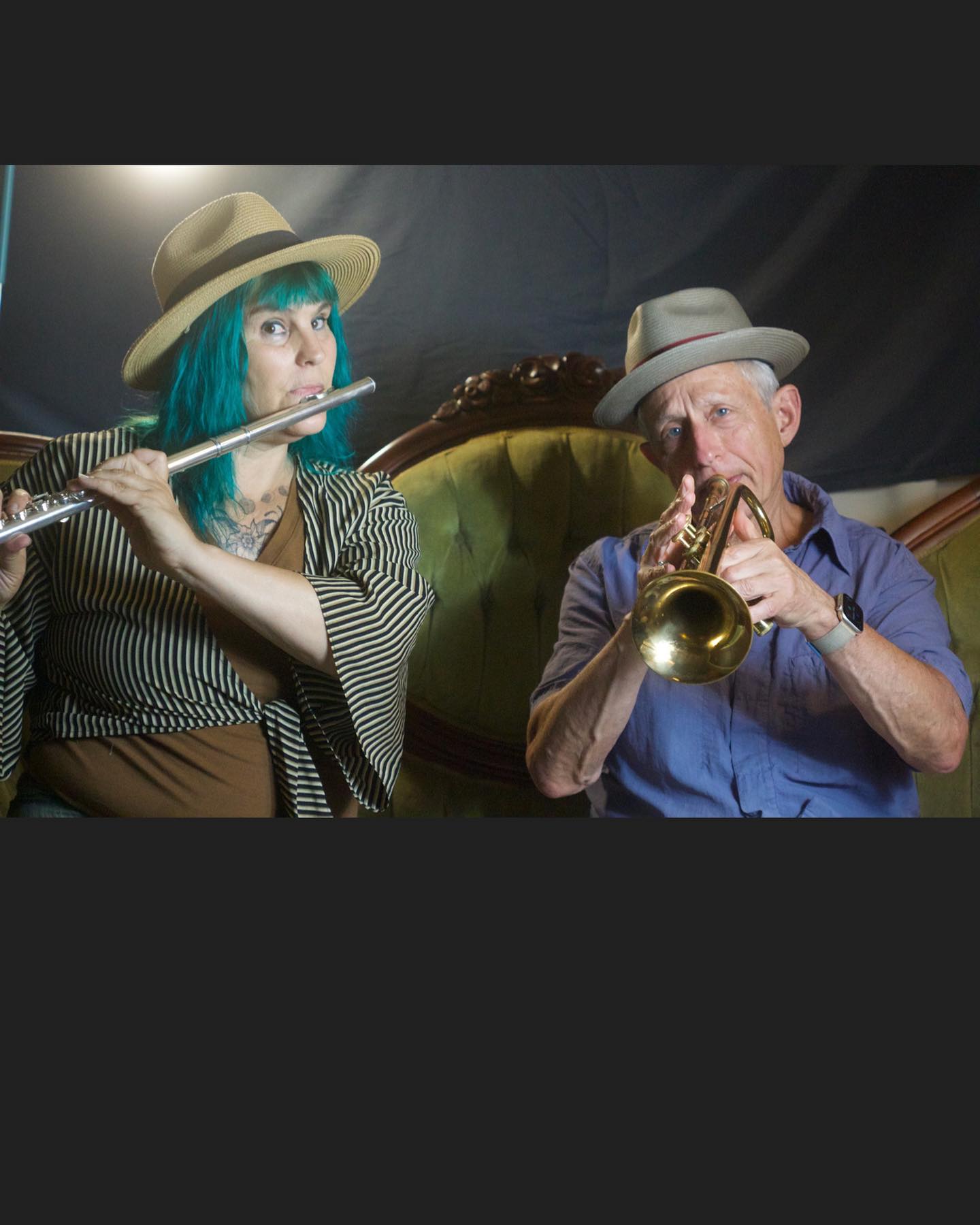 Professor "The Professor" David Gilden playing trumpet