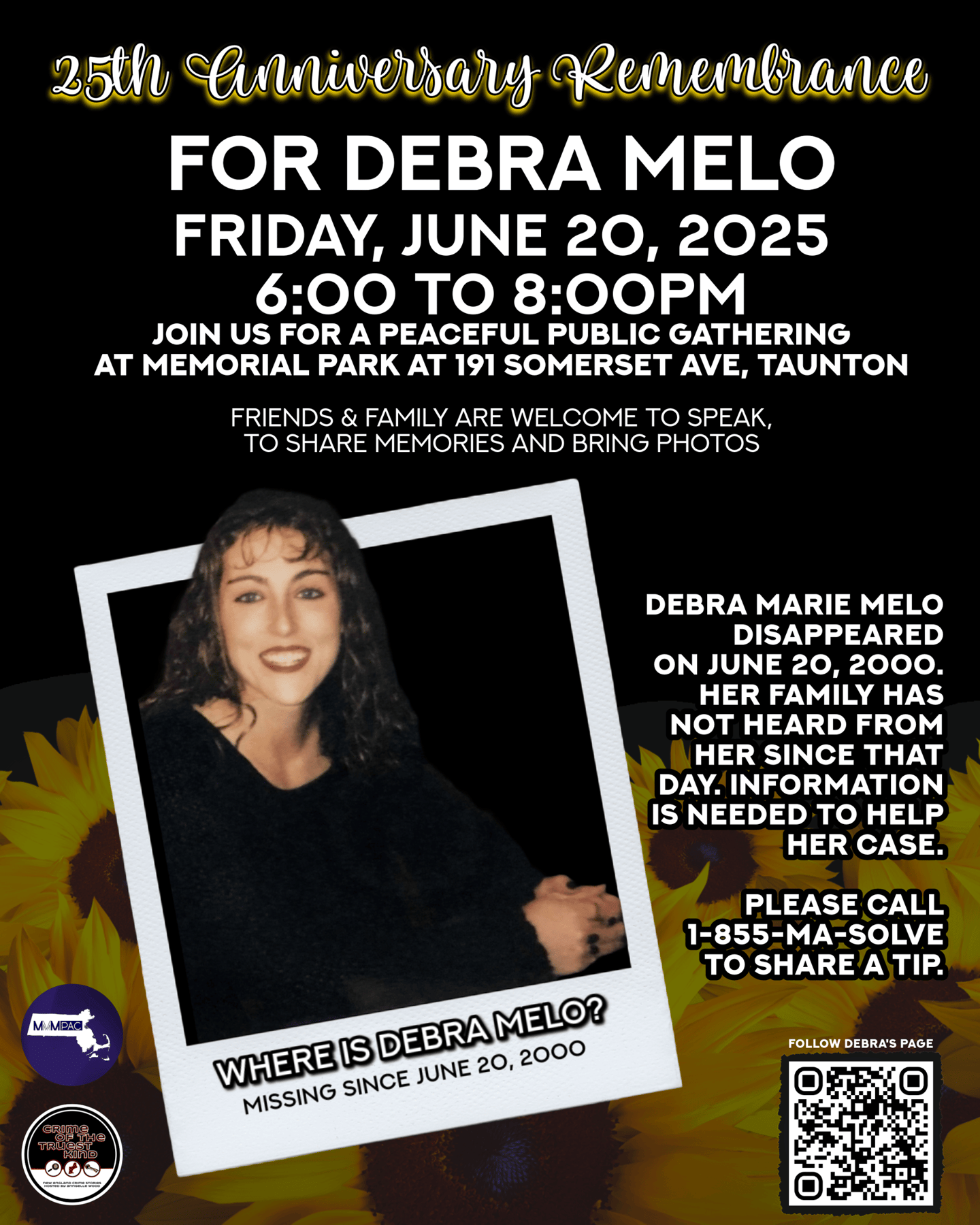 Debra Melo 25th anniversary remembrance