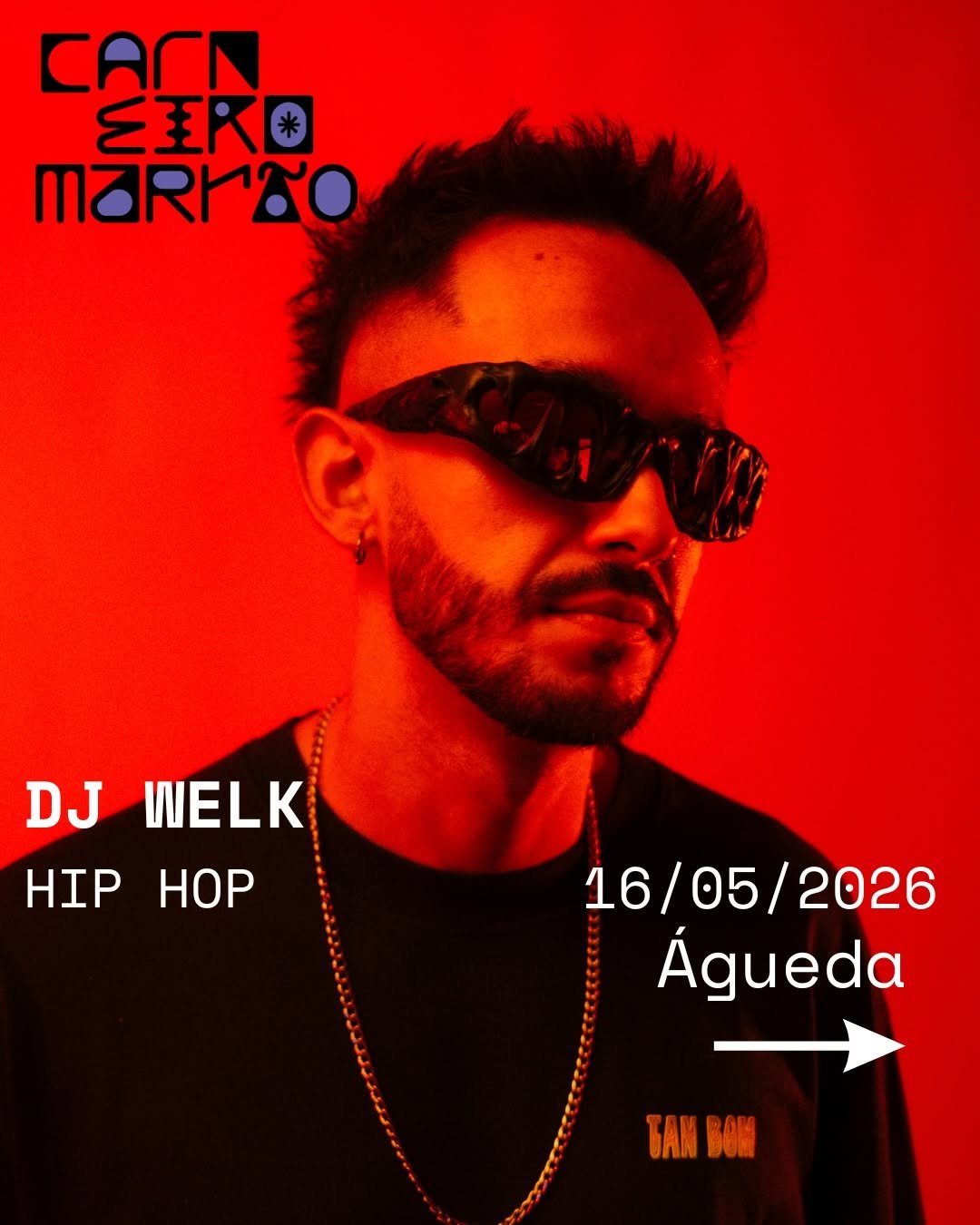 DJ Welk anunciado no evento Carneiro Marrão em Portugal