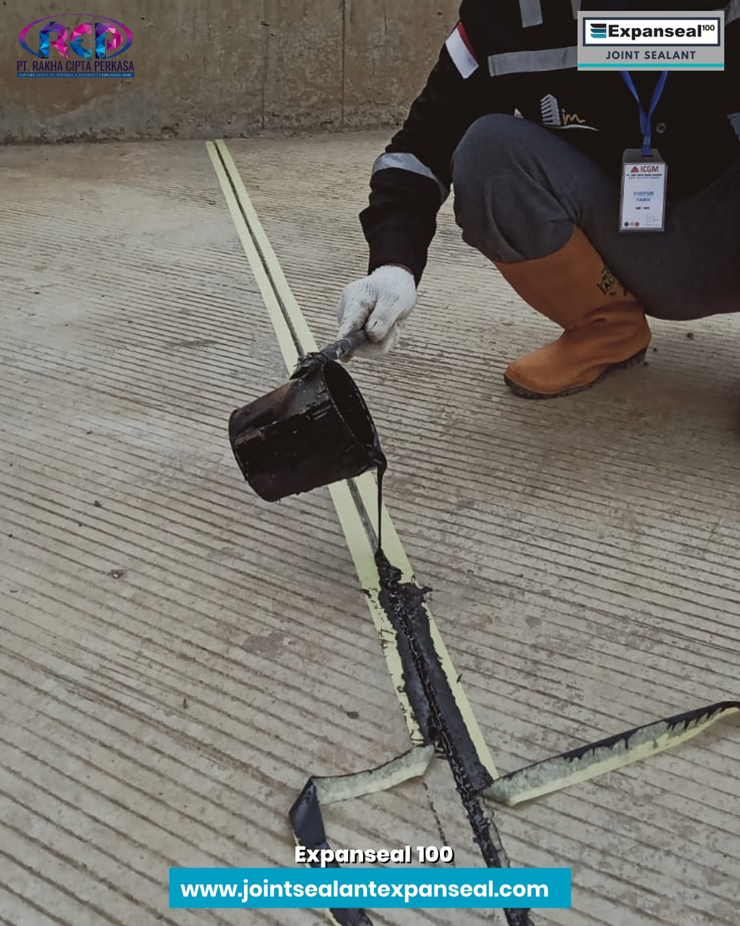 pengaplikasian joint sealant