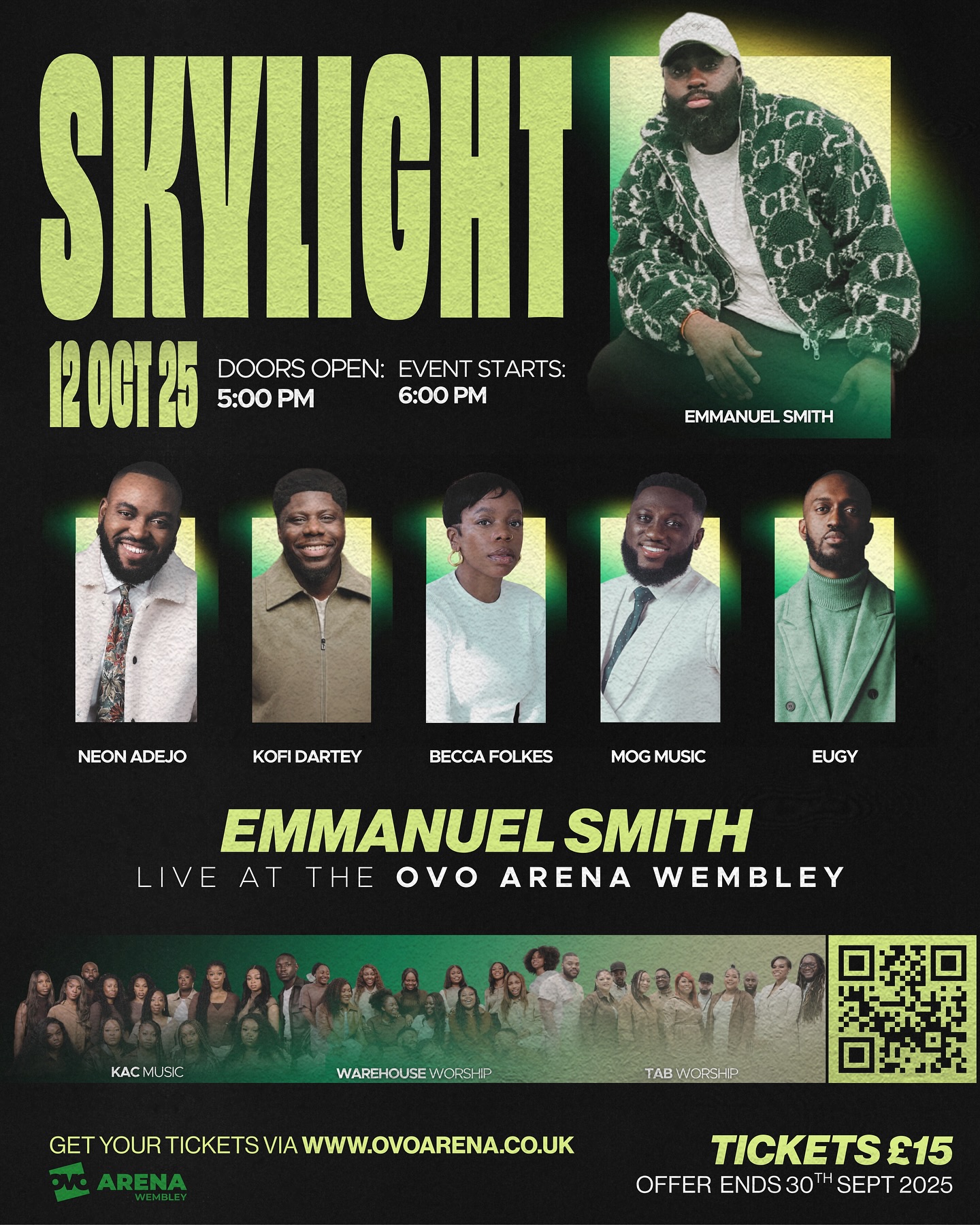 emmanuel smith skylight o2 arena london uk