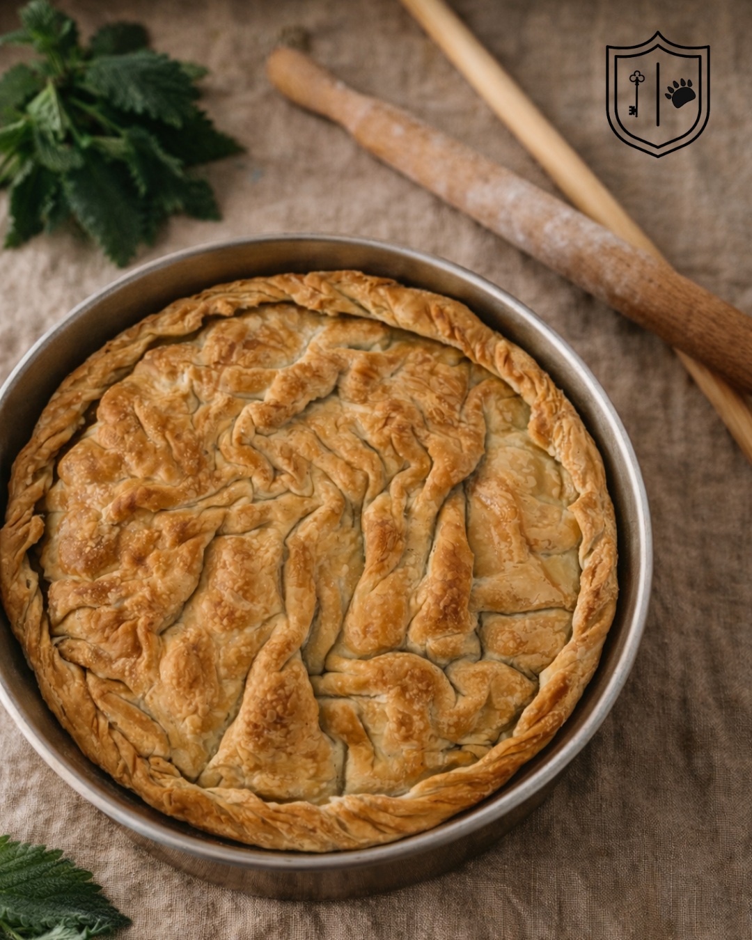 traditional pie of west Macedonia Greece