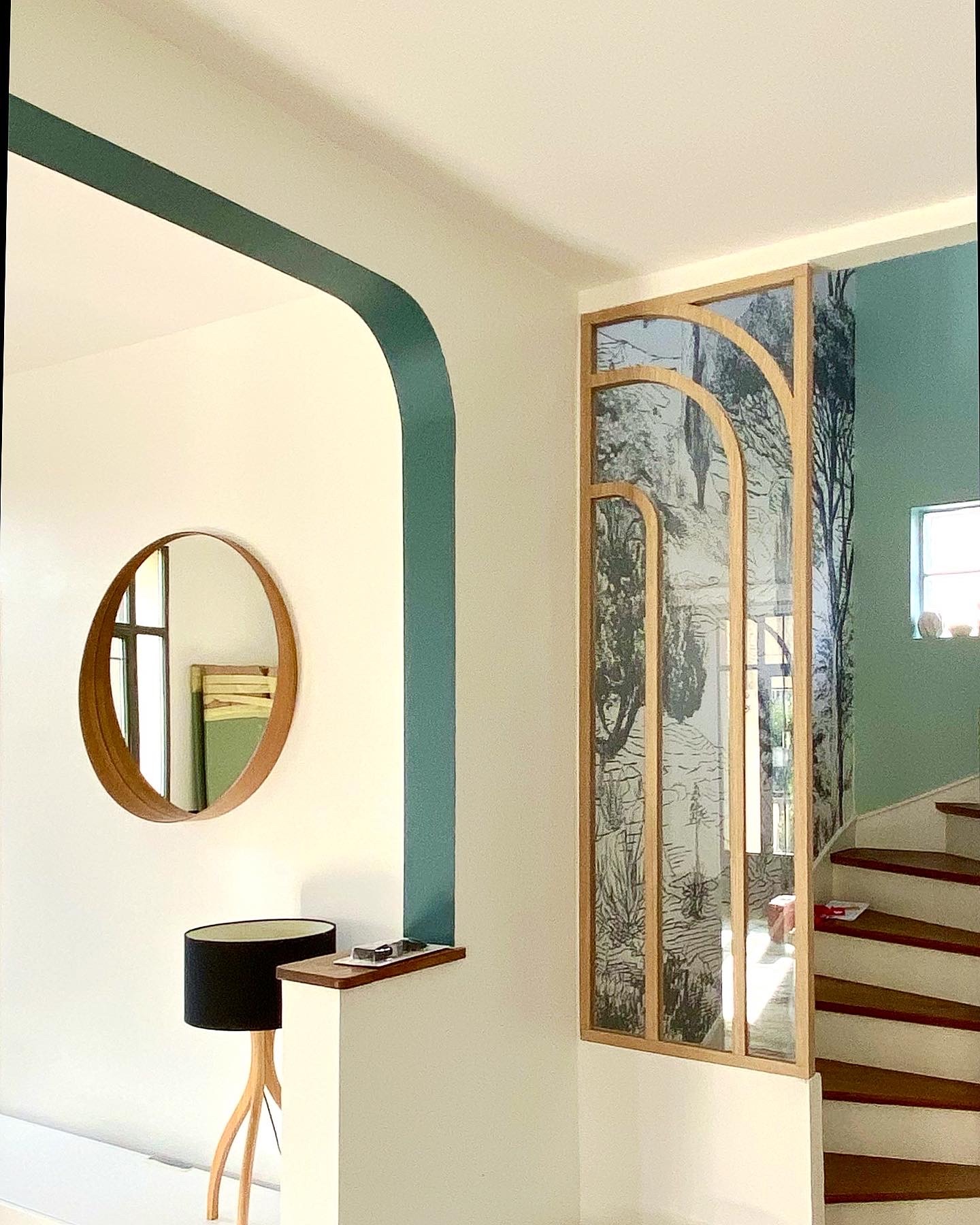 Verrière sur mesure bois Maisons-Laffitte