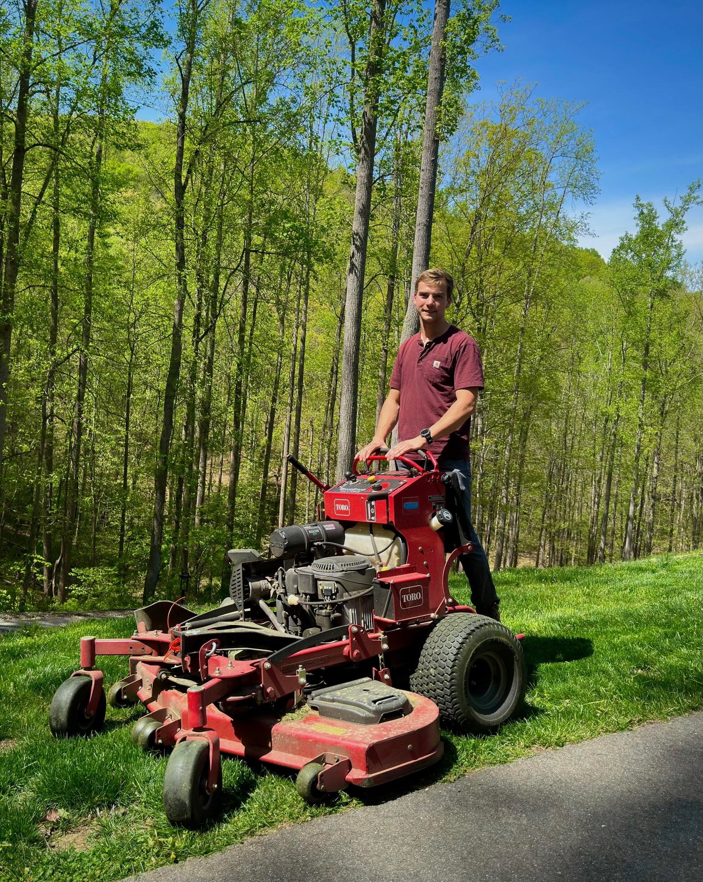 Daniel Kuhar Lawn Mower Landscaping Blacksburg Lawn Mowing