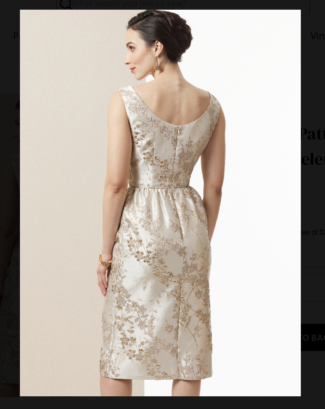 B7035 dress pattern tiracooks