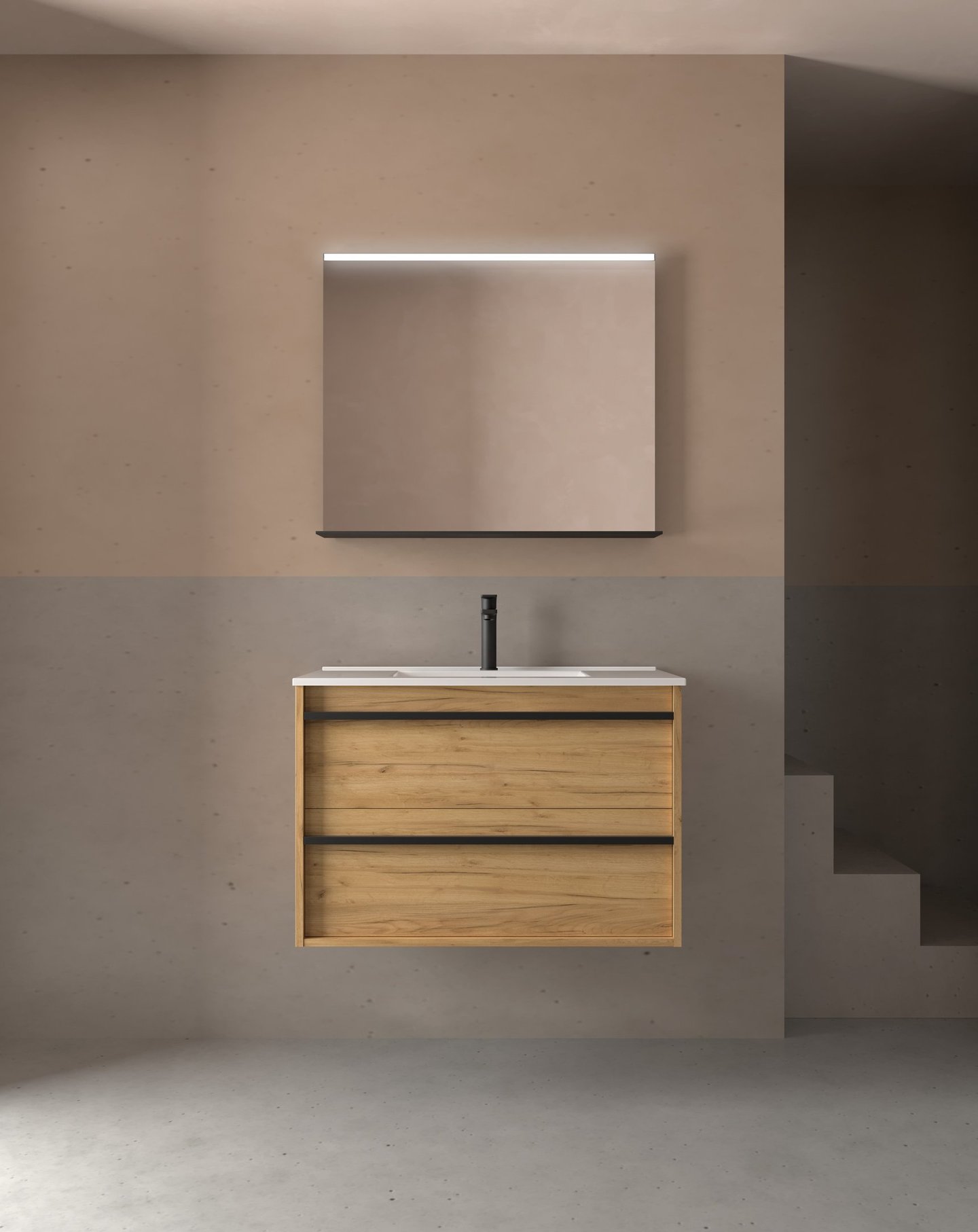 Salgar Attila Africa Oak vanity