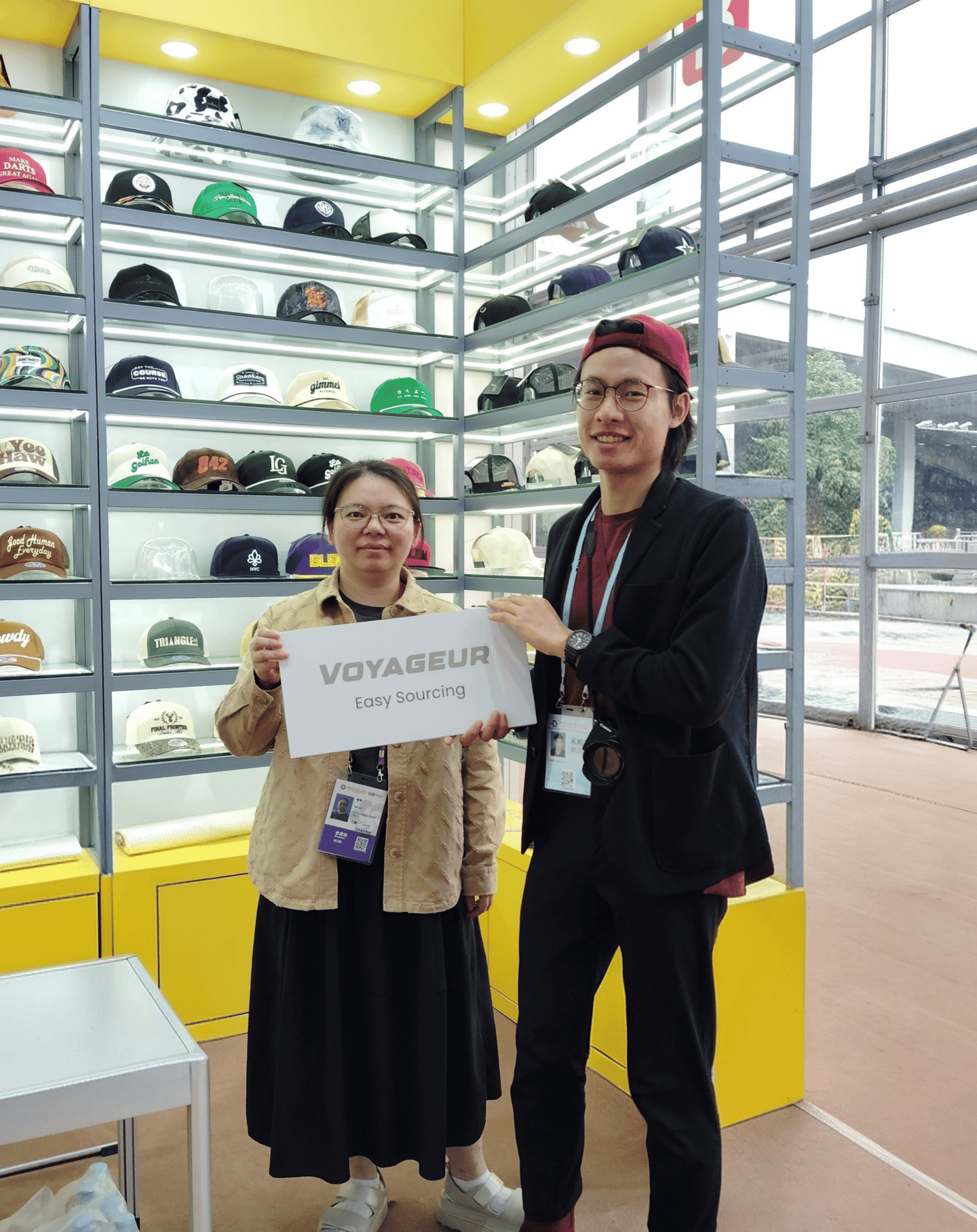 Sourcing hats in the Canton fair, China